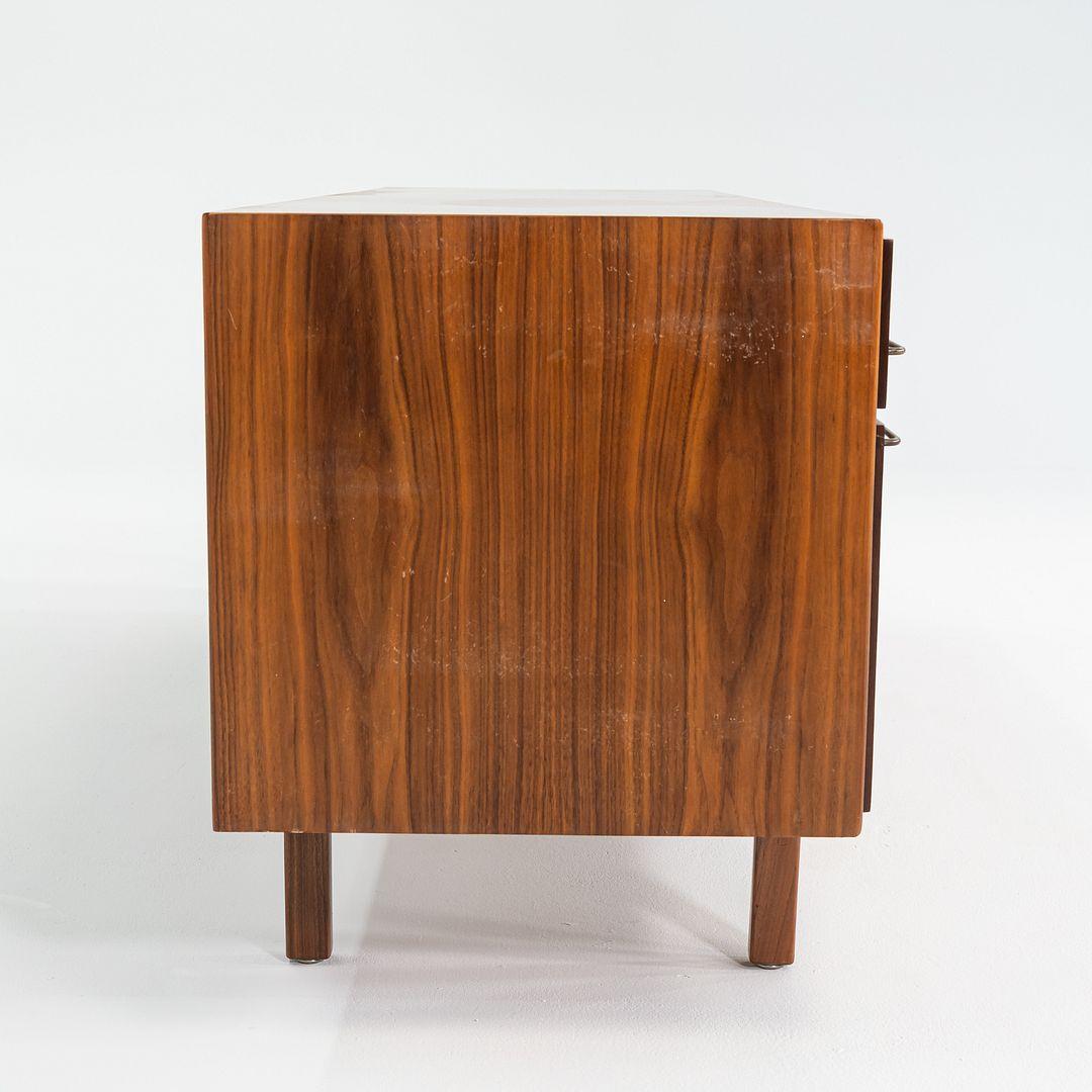 Late 20th Century 1970s Jens Risom Designs 72 inch Credenza / Cabinet in Walnut For Sale