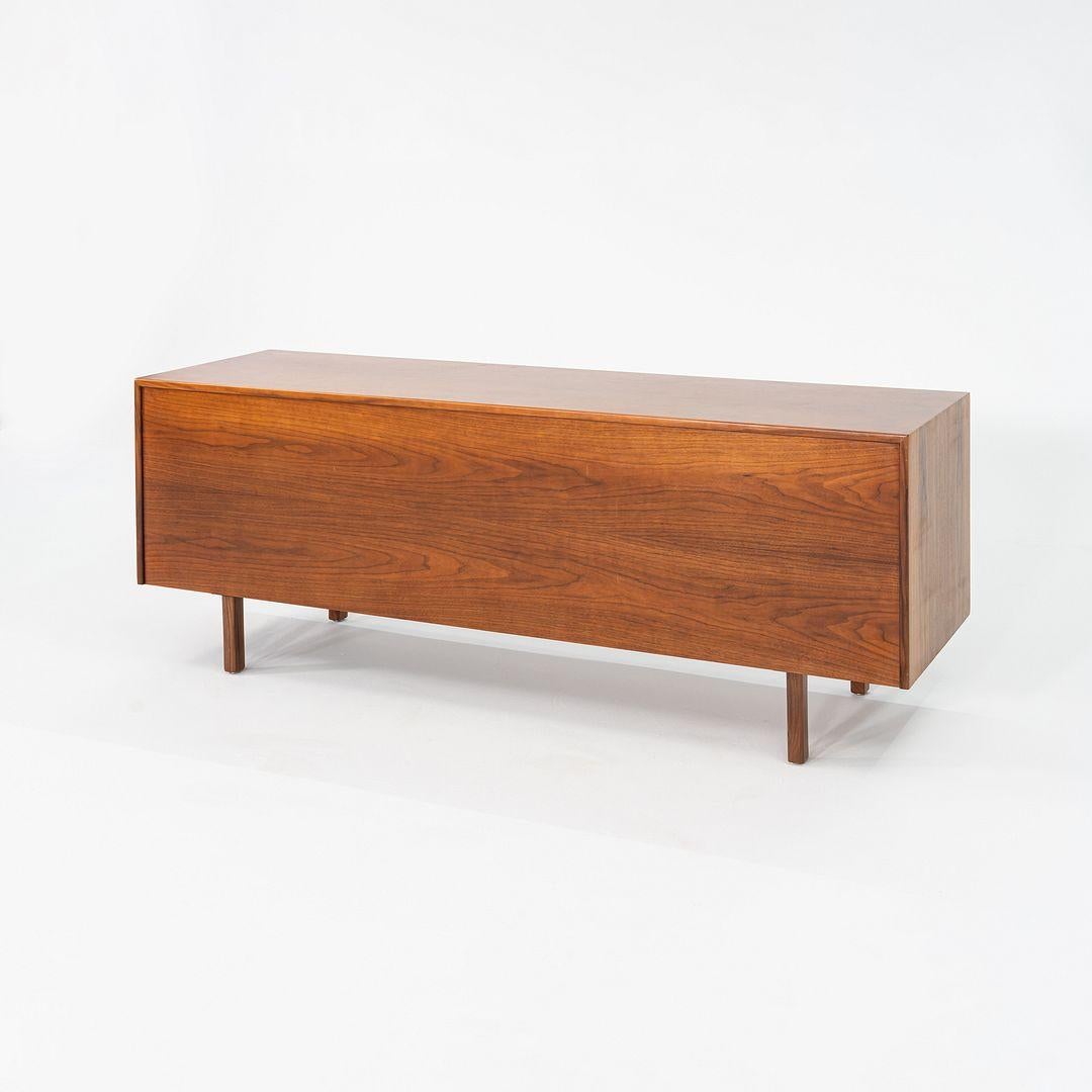 1970s Jens Risom Designs 72 inch Credenza / Cabinet in Walnut For Sale 1