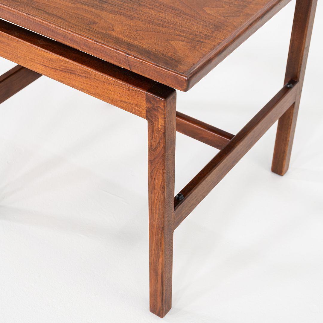 1970s Jens Risom Designs Side / End Table in Walnut 21x30