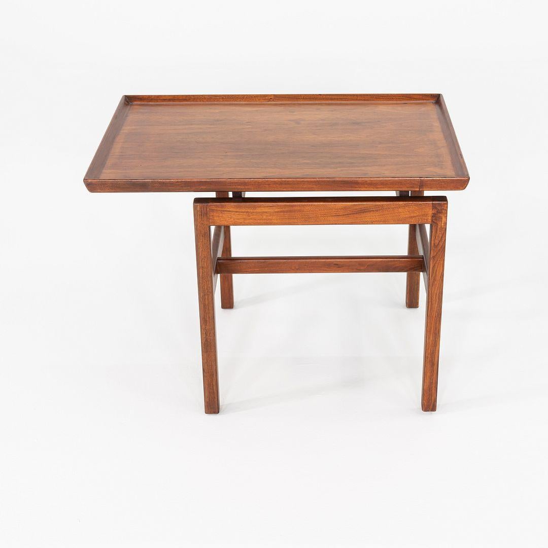 1970s Jens Risom Designs Side / End Table in Walnut 21x30