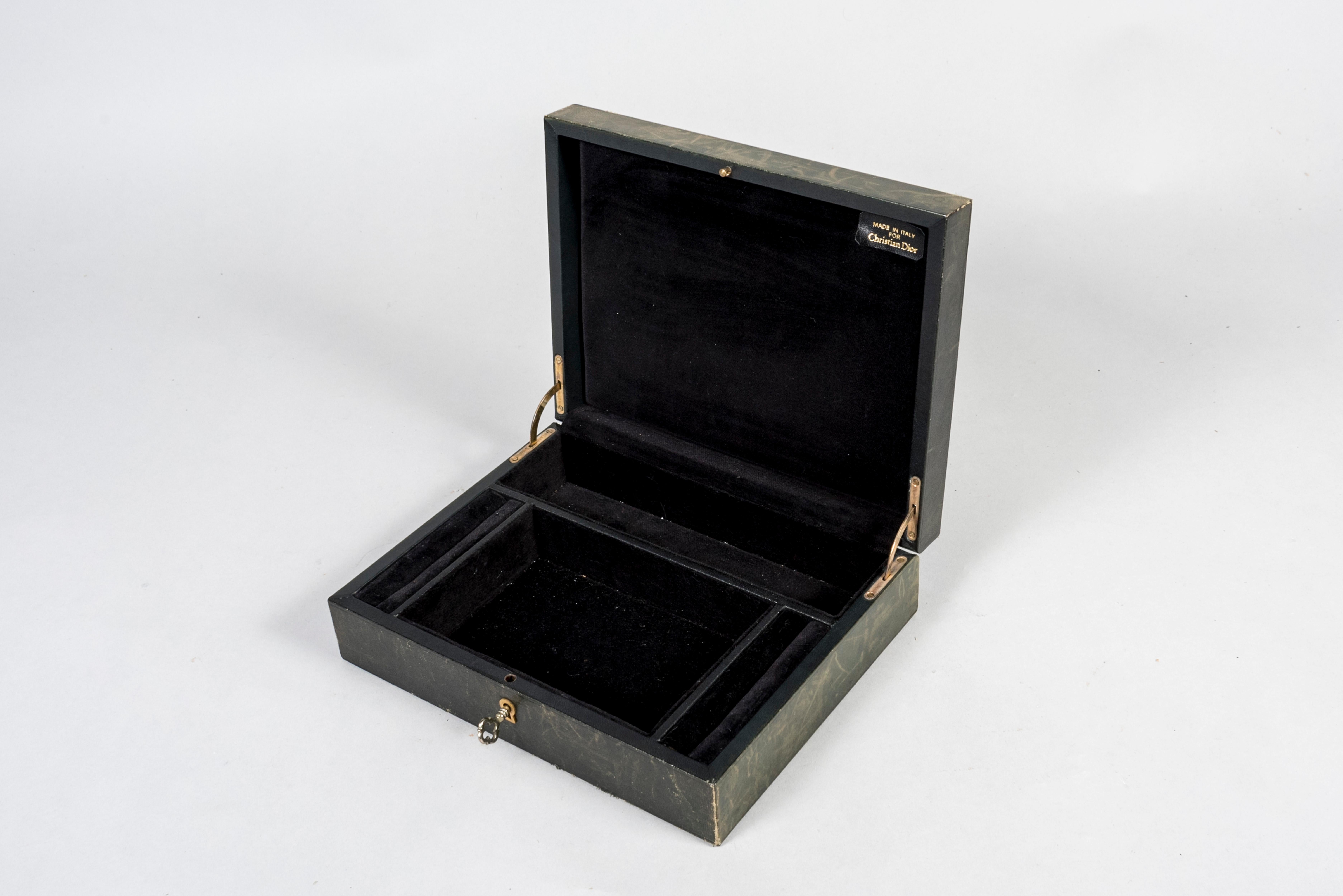 French 1970's Jewelry Boxe by Christian Dior For Sale