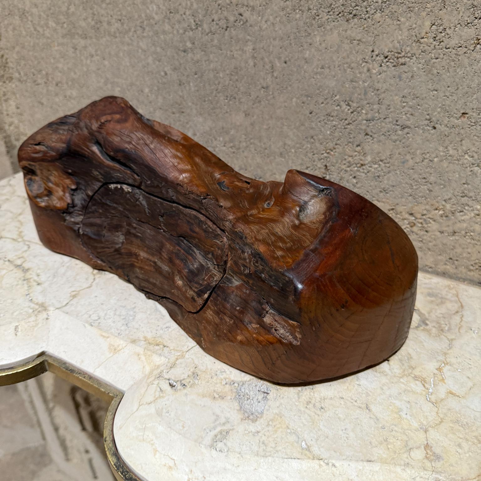 1970s Jewelry Secret Stash Box Organic Wood In Good Condition For Sale In Chula Vista, CA