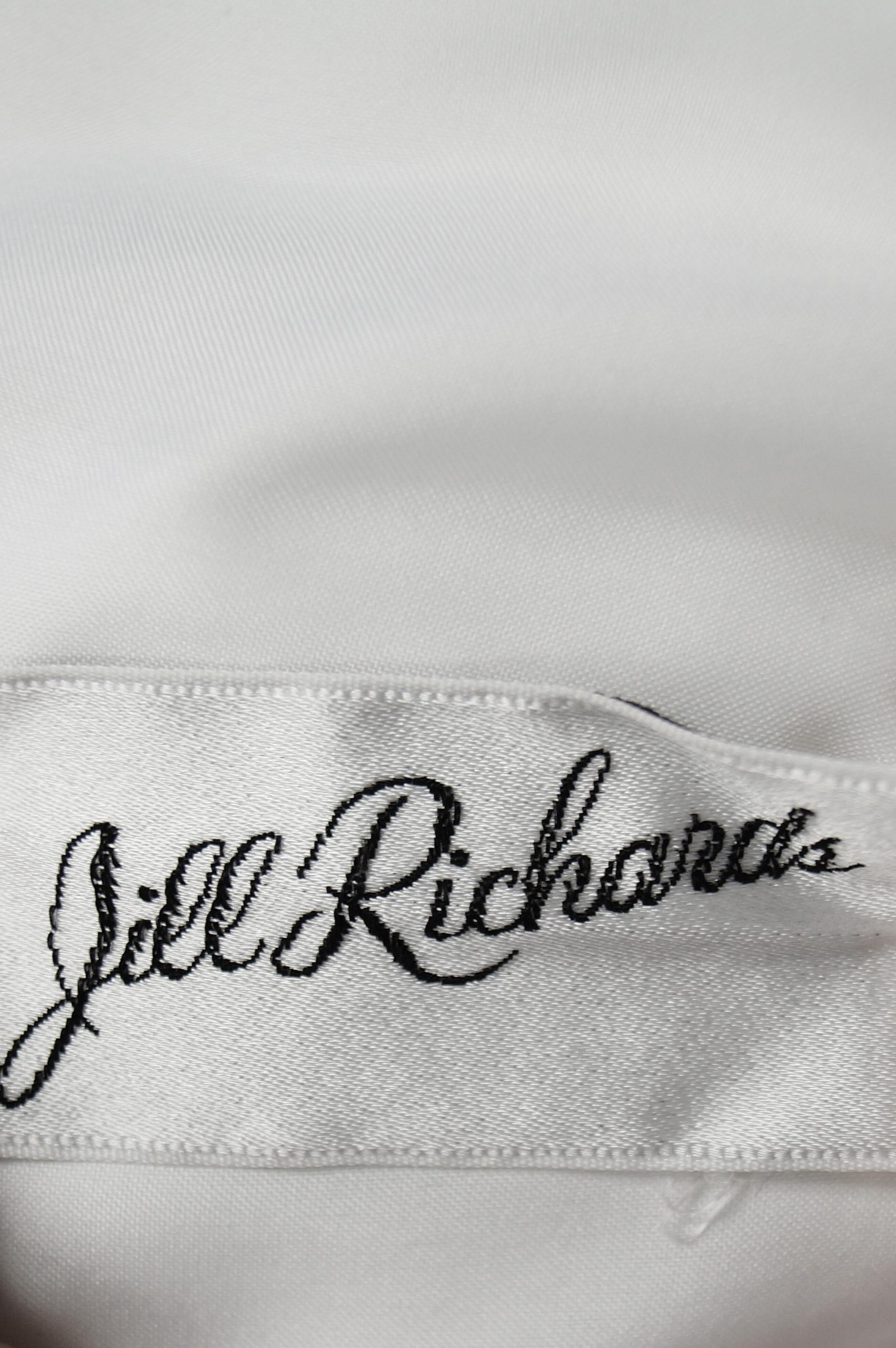 1970s Jill Richards White Knit Grecian Gown with Feather Trim Shawl 1