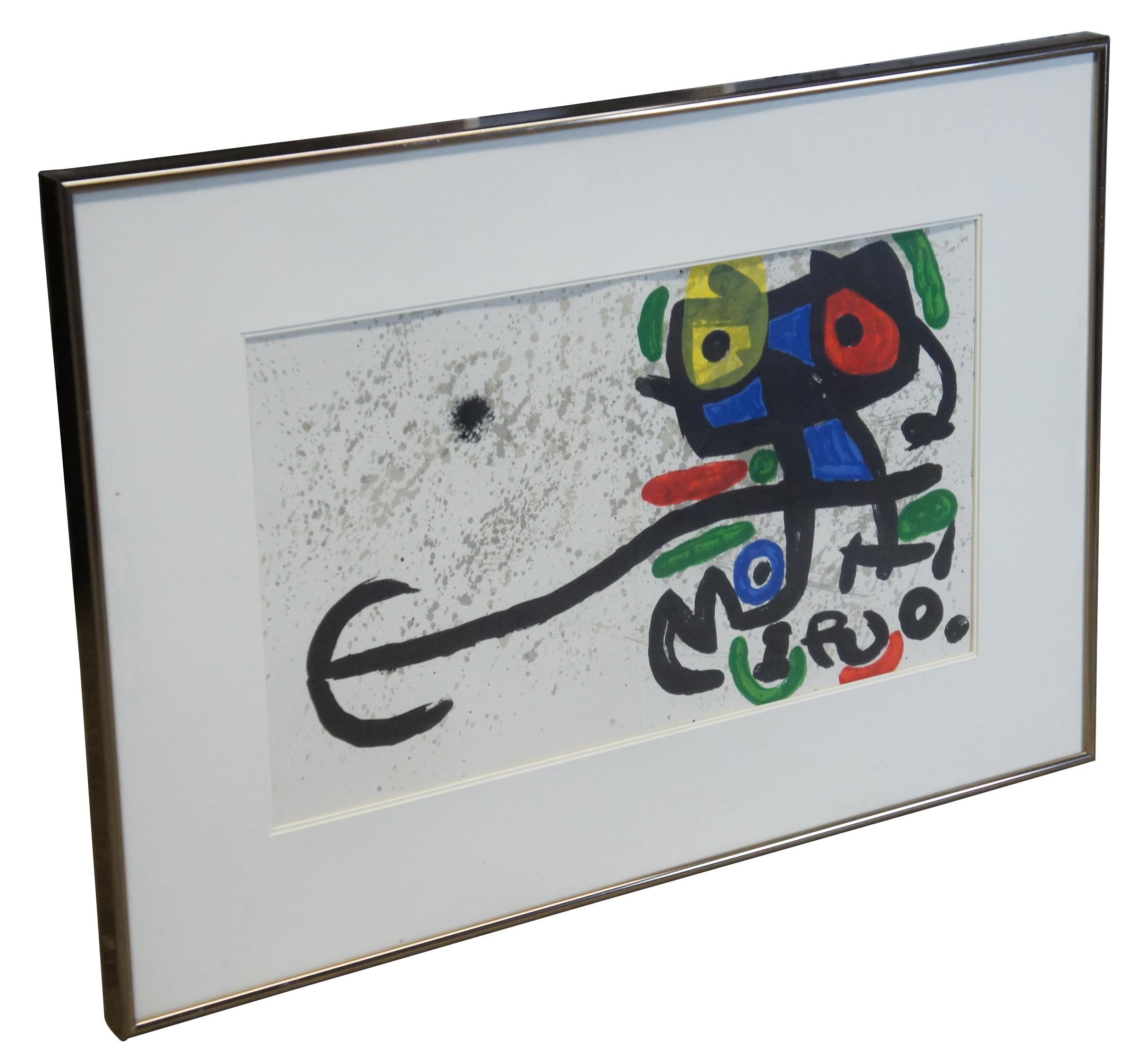 Joan Miro (espagnol, 1891-1983) intitulé 