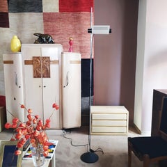 Lampadaire Joe Colombo des années 1970, fabriqué en Italie