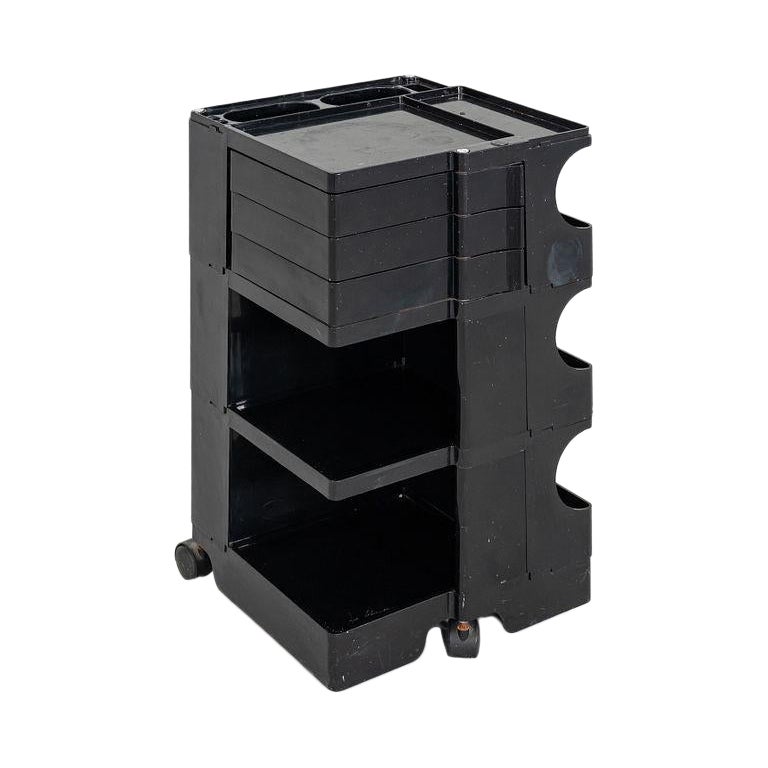 1970s Joe Colombo for Bieffeplast Boby B33 Rolling Storage Cart Office Organizer For Sale