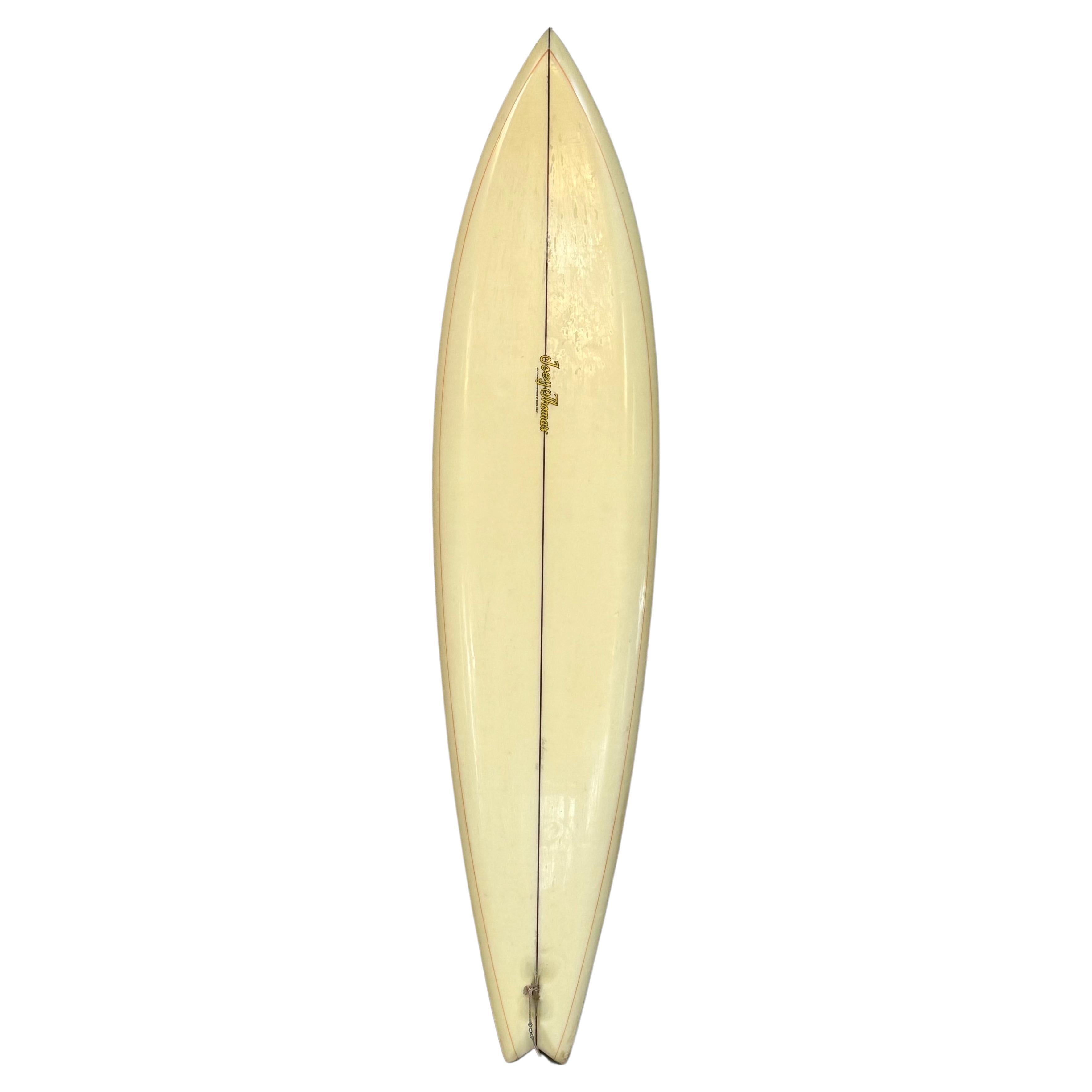 1970s Joey Thomas Single Fin Surfboard an Santa Cruz Surf History Artifact For Sale