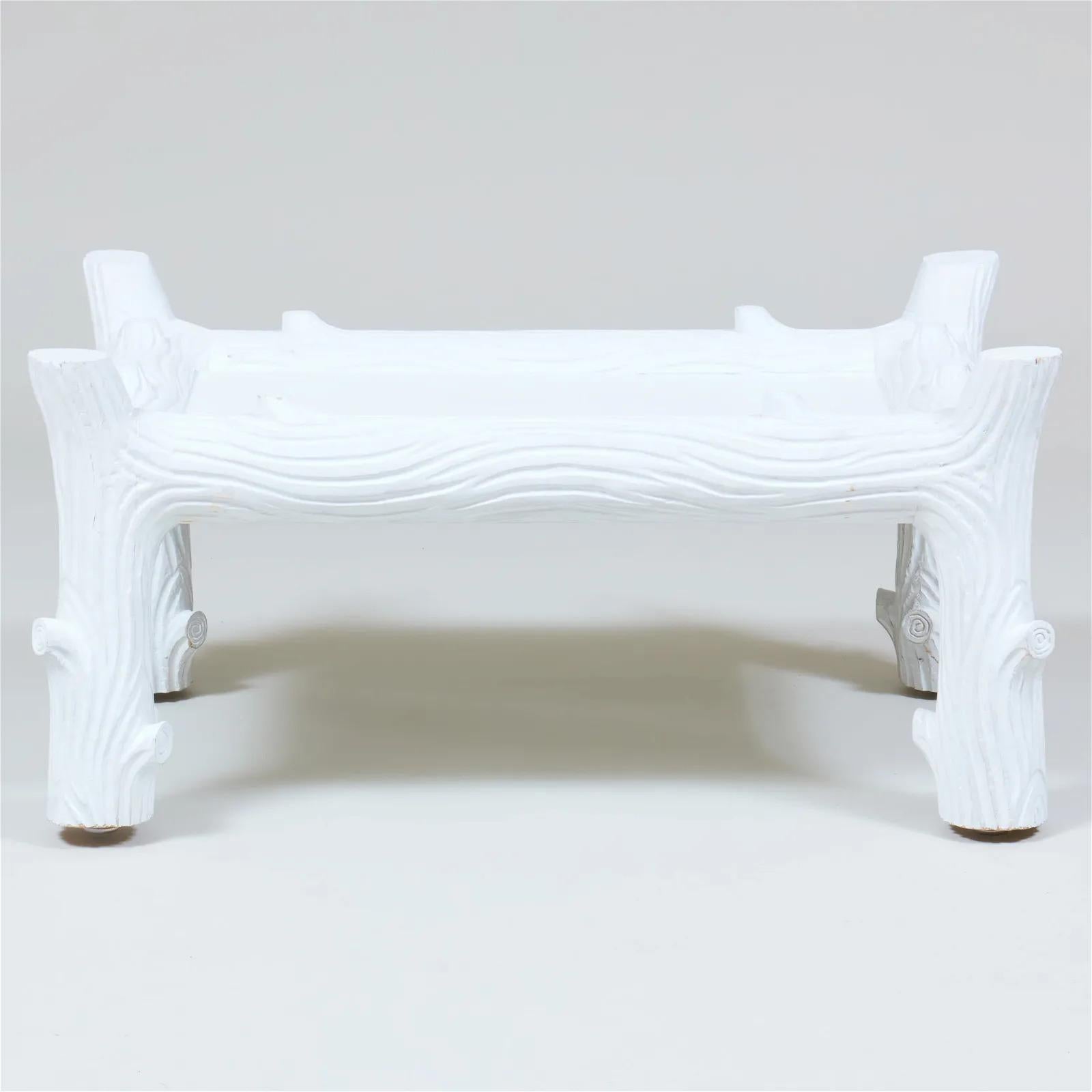 Modern 1970s John Dickinson Twig Coffee Table For Sale