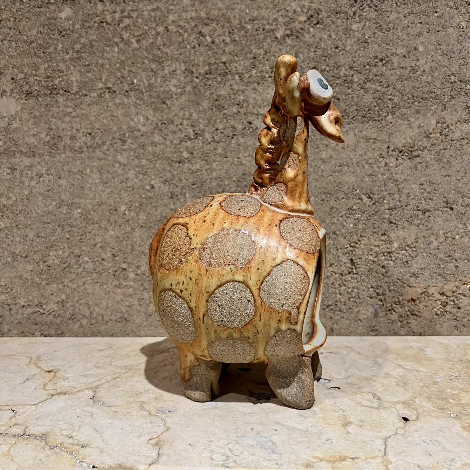 Ceramica d'arte in gres di John Pettus Giraffe degli anni '70 in vendita 1