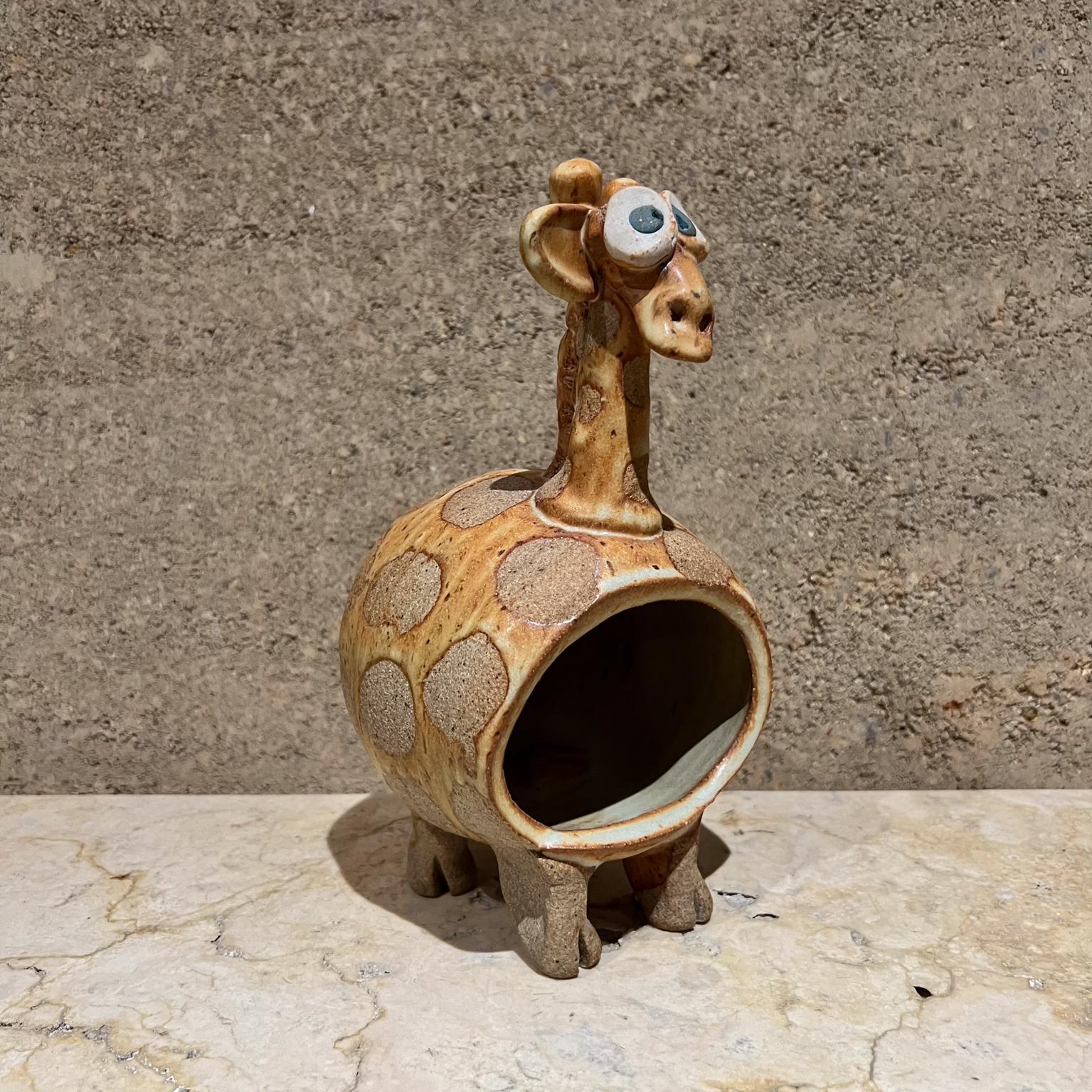 Ceramica d'arte in gres di John Pettus Giraffe degli anni '70 in vendita 2