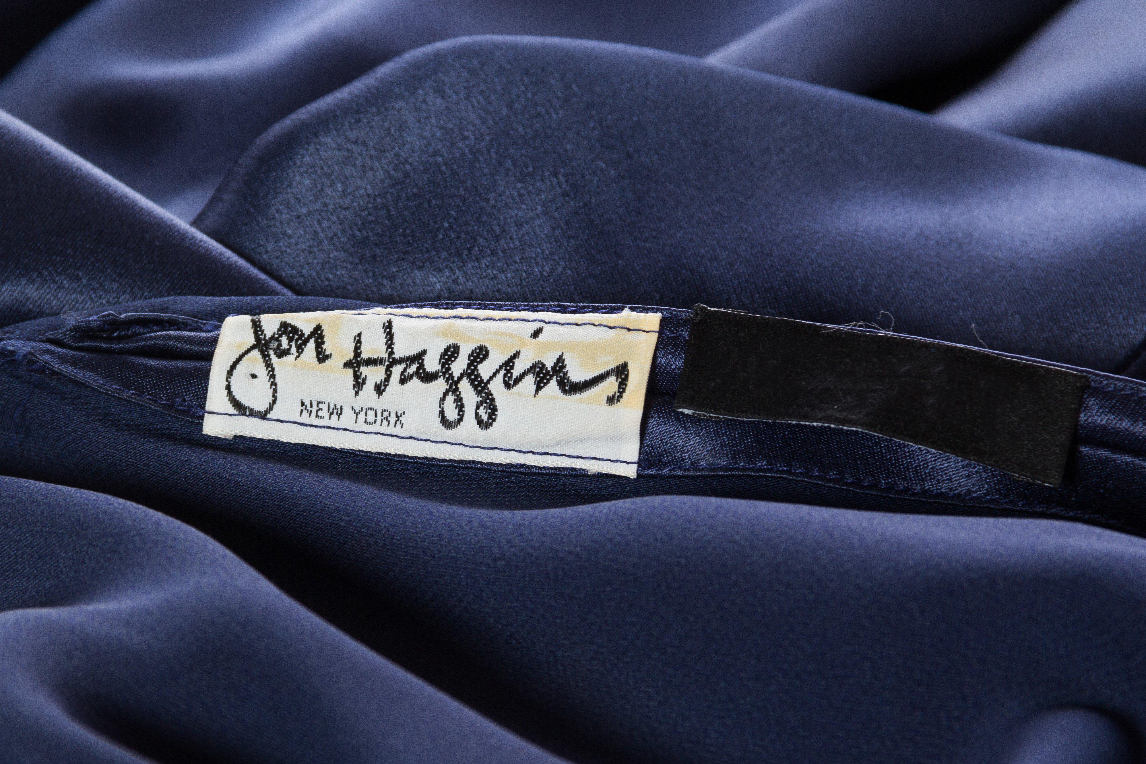 1970s Jon Haggins Backless Bias Cut Dress 2