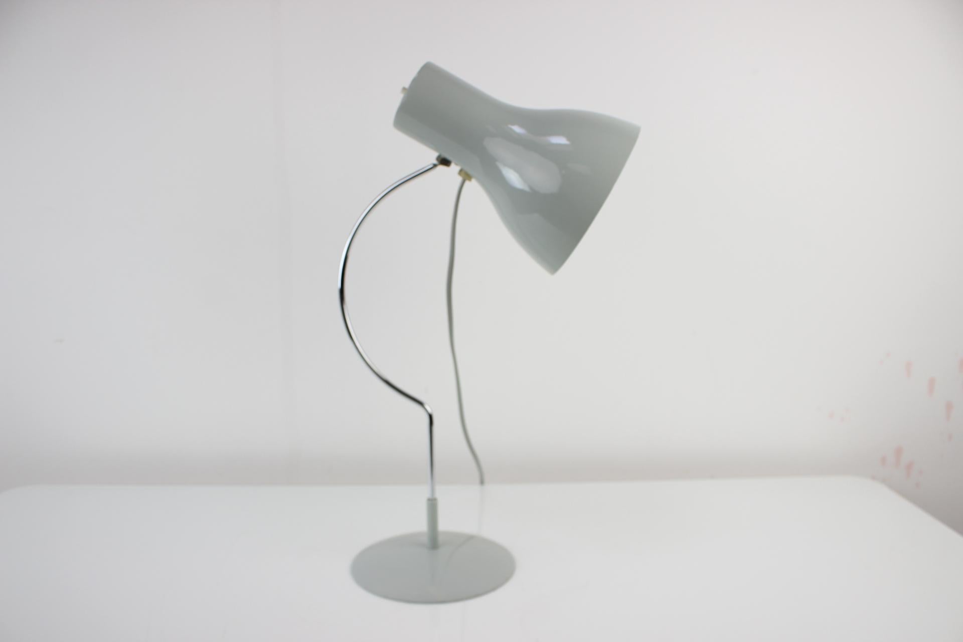 Mid-Century Modern 1970s Josef Hurka Design Table Lamp, Czechoslovakia For Sale