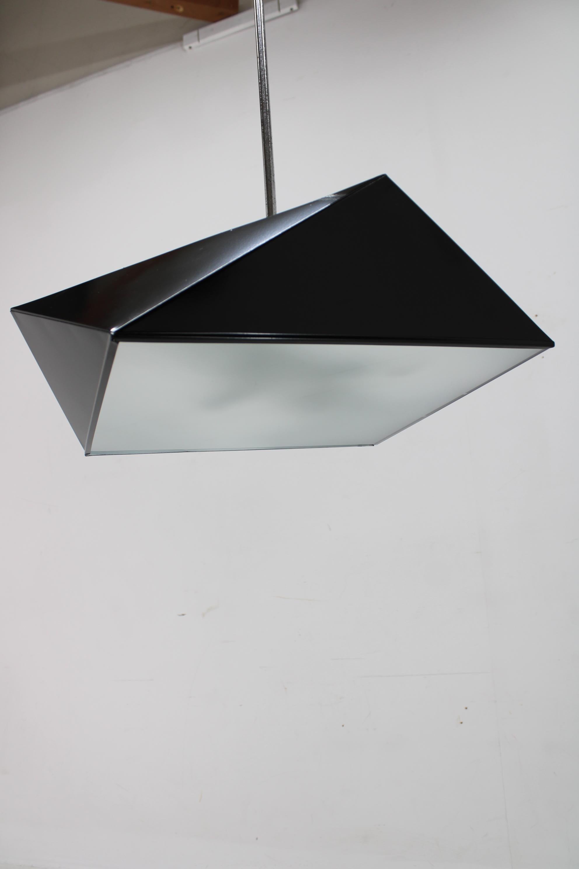 1970s Josef Hurka Rare Geometric Pendant Lamp for Napako, 6 items available For Sale 2