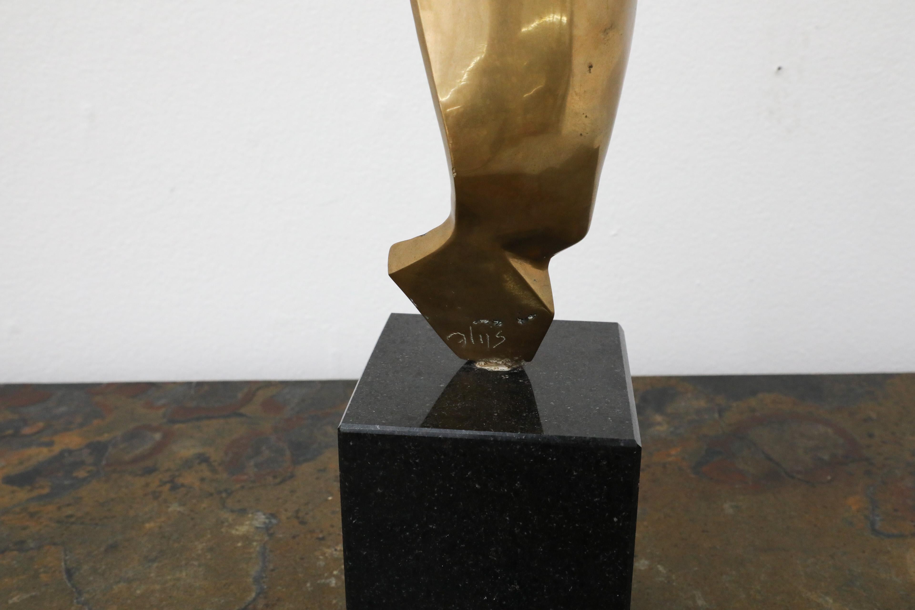 Sculpture moderne Conductor en laiton et marbre de Joseph Sloan des années 1970 en vente 4