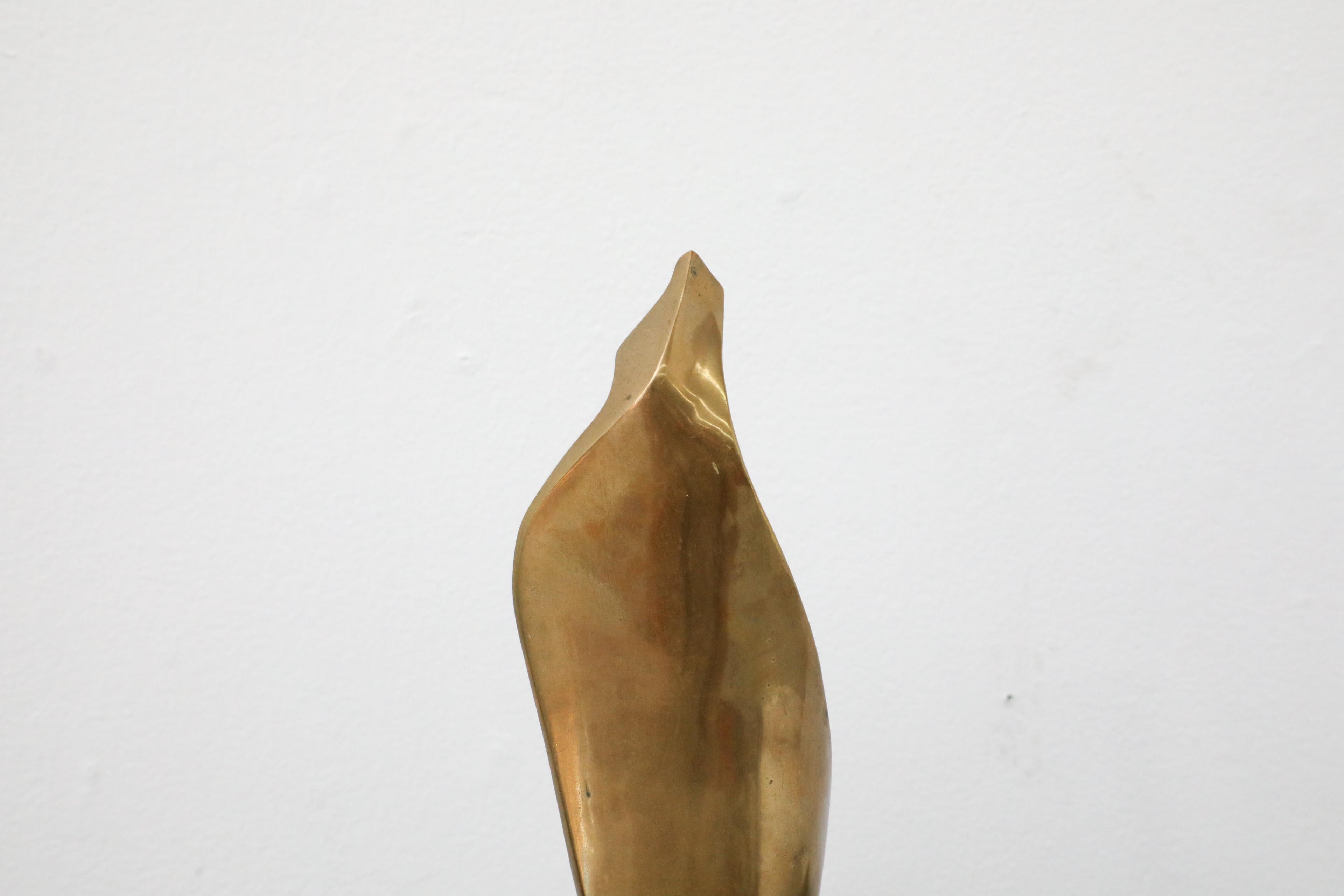 Sculpture moderne Conductor en laiton et marbre de Joseph Sloan des années 1970 en vente 5