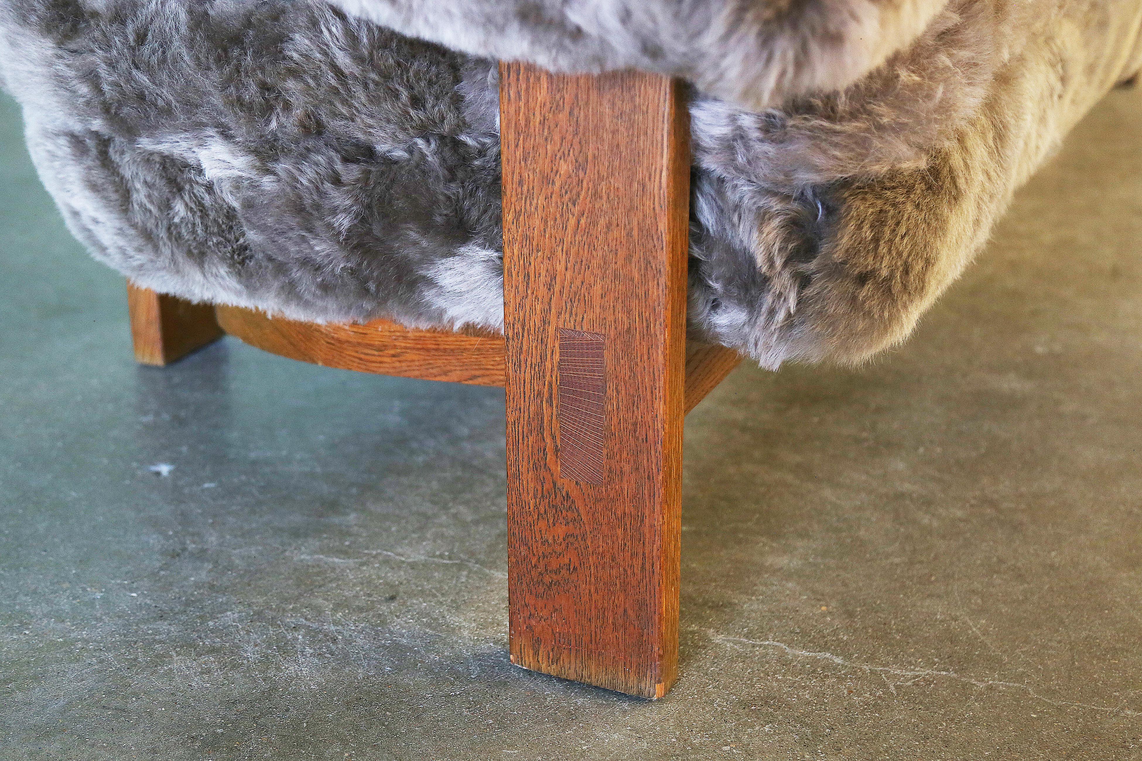 1970s Jules Heumann for Metropolitan Furniture Sofa in Icelandic Sheep's Wool For Sale 5