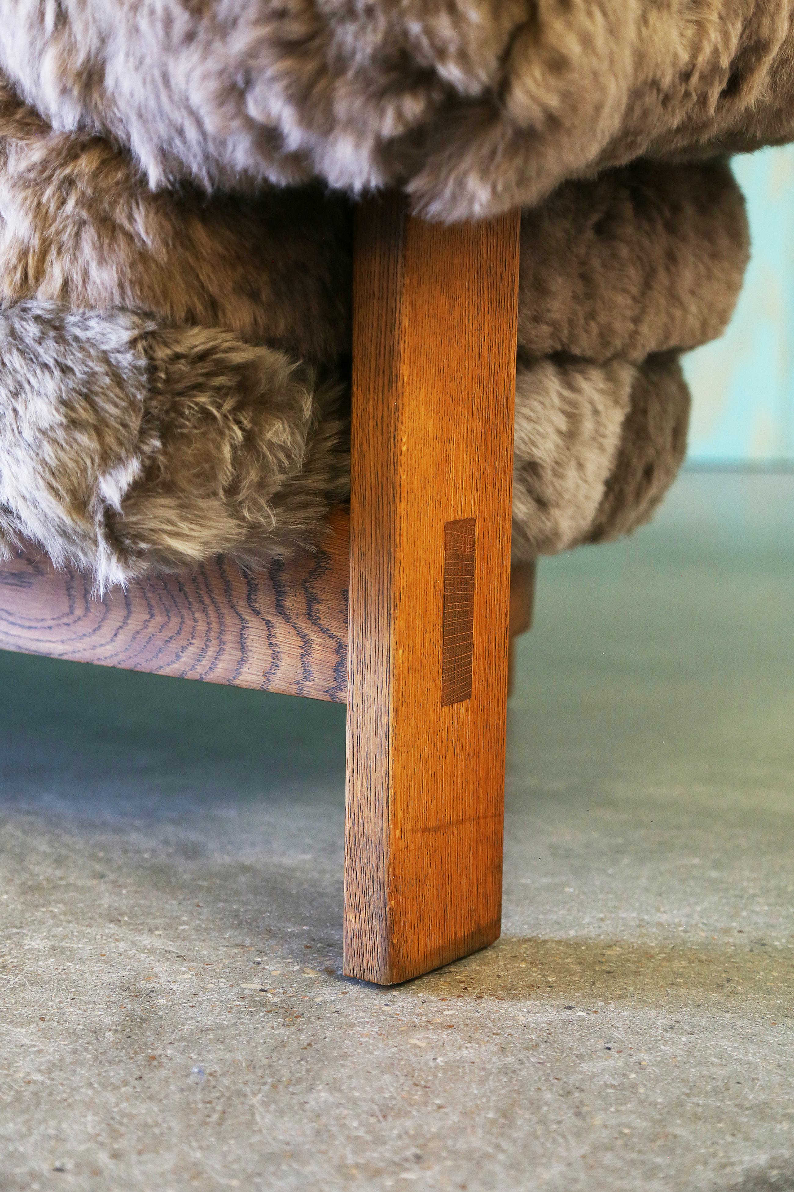 Late 20th Century 1970s Jules Heumann for Metropolitan Furniture Sofa in Icelandic Sheep's Wool For Sale