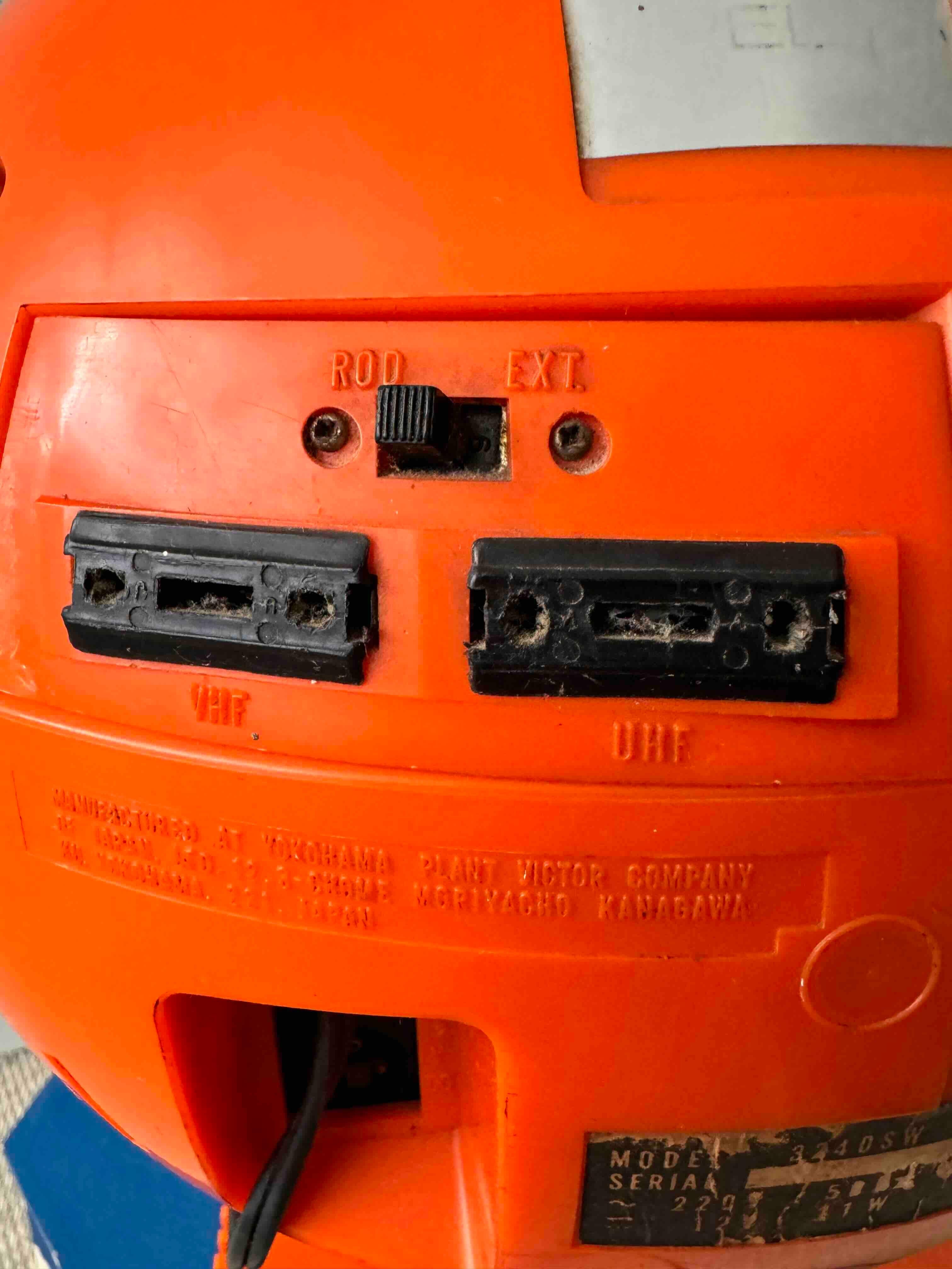 1970’s JVC Nivico 3240SW Videosphere TV Orange 8