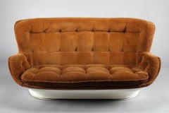 Sofá Karate de los años 70, Michel Cadestin, fabricante Airborne