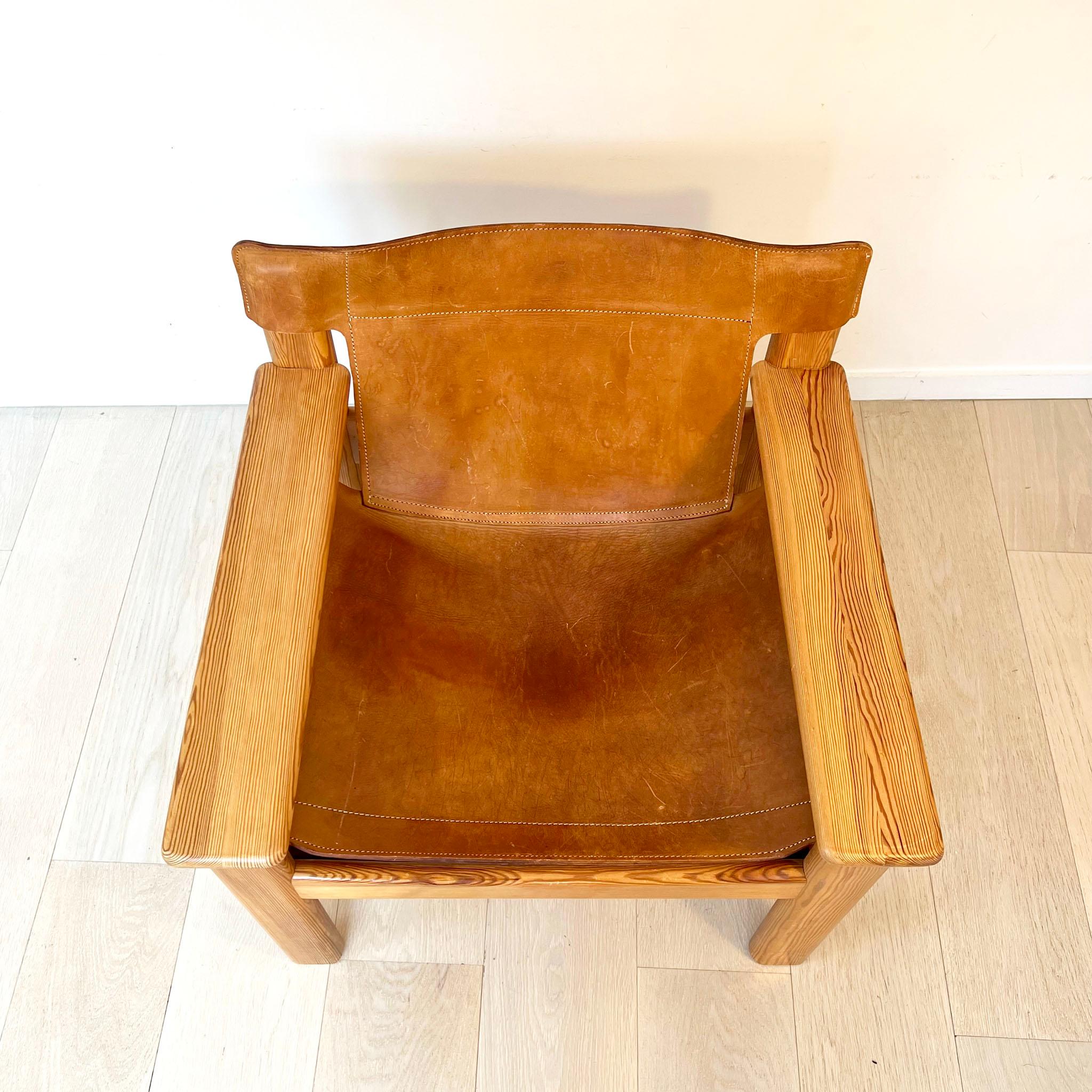 20th Century 1970s Karin Mobring for Ikea Leather 
