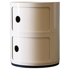 Kartell Italy Componibili, armoires de rangement modernes à 2 niveaux des années 1970 par Anna Castelli