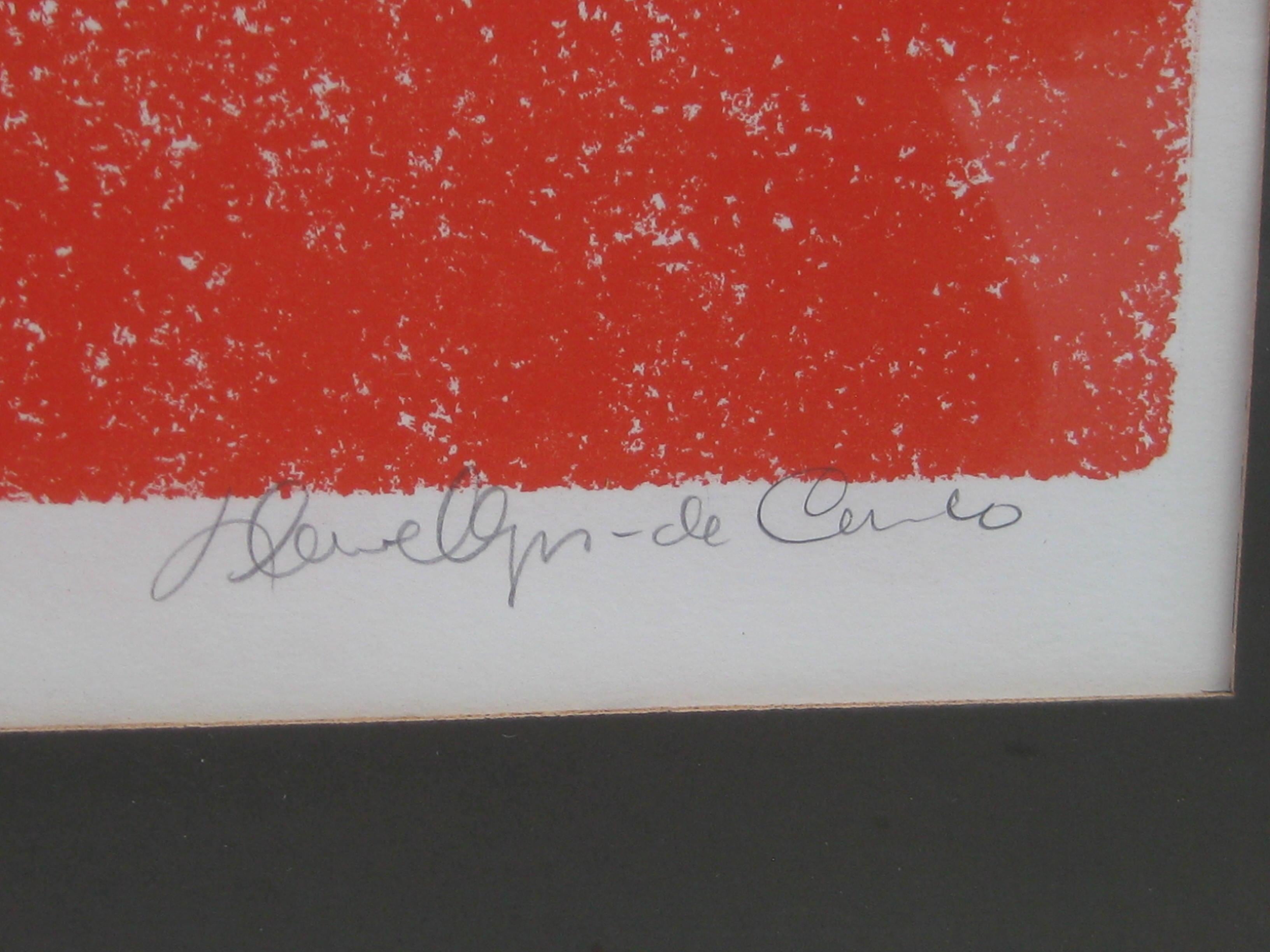 1970's Keith Llewellyn De Carlo Abstract Bull Lithograph Print Signed/Numbered For Sale 4