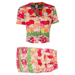 1970s Kenzo Floral Pattern Suit