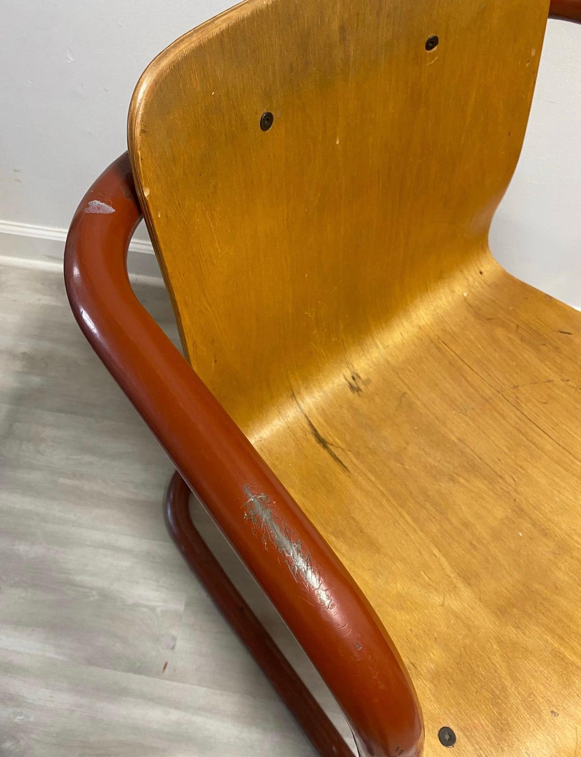 Mid-Century Modern Chaises de salle à manger Kinetics des années 1970 en vente