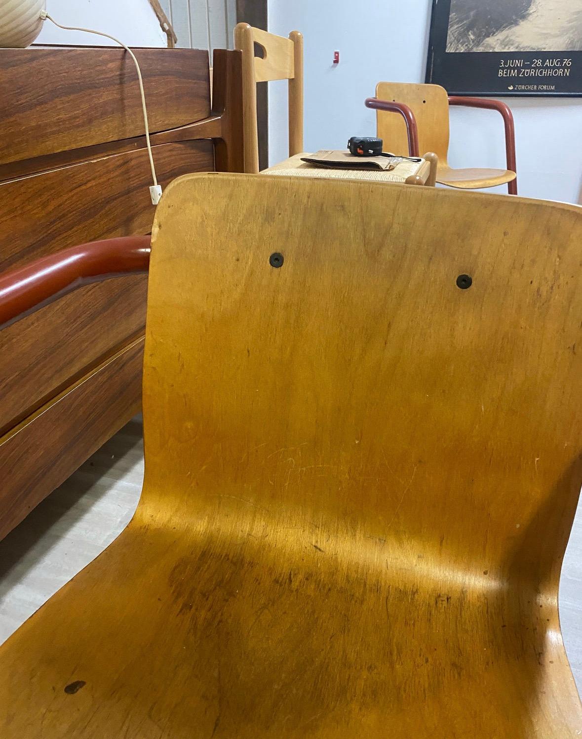 1970s Kinetics Dining Chairs In Distressed Condition For Sale In Farmingdale, NJ