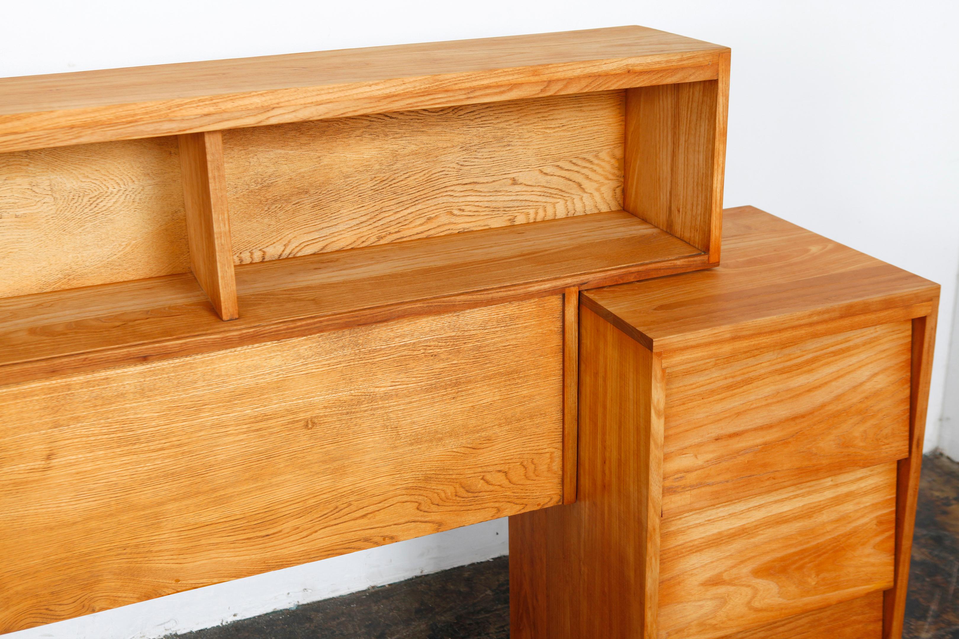 king size floating headboard