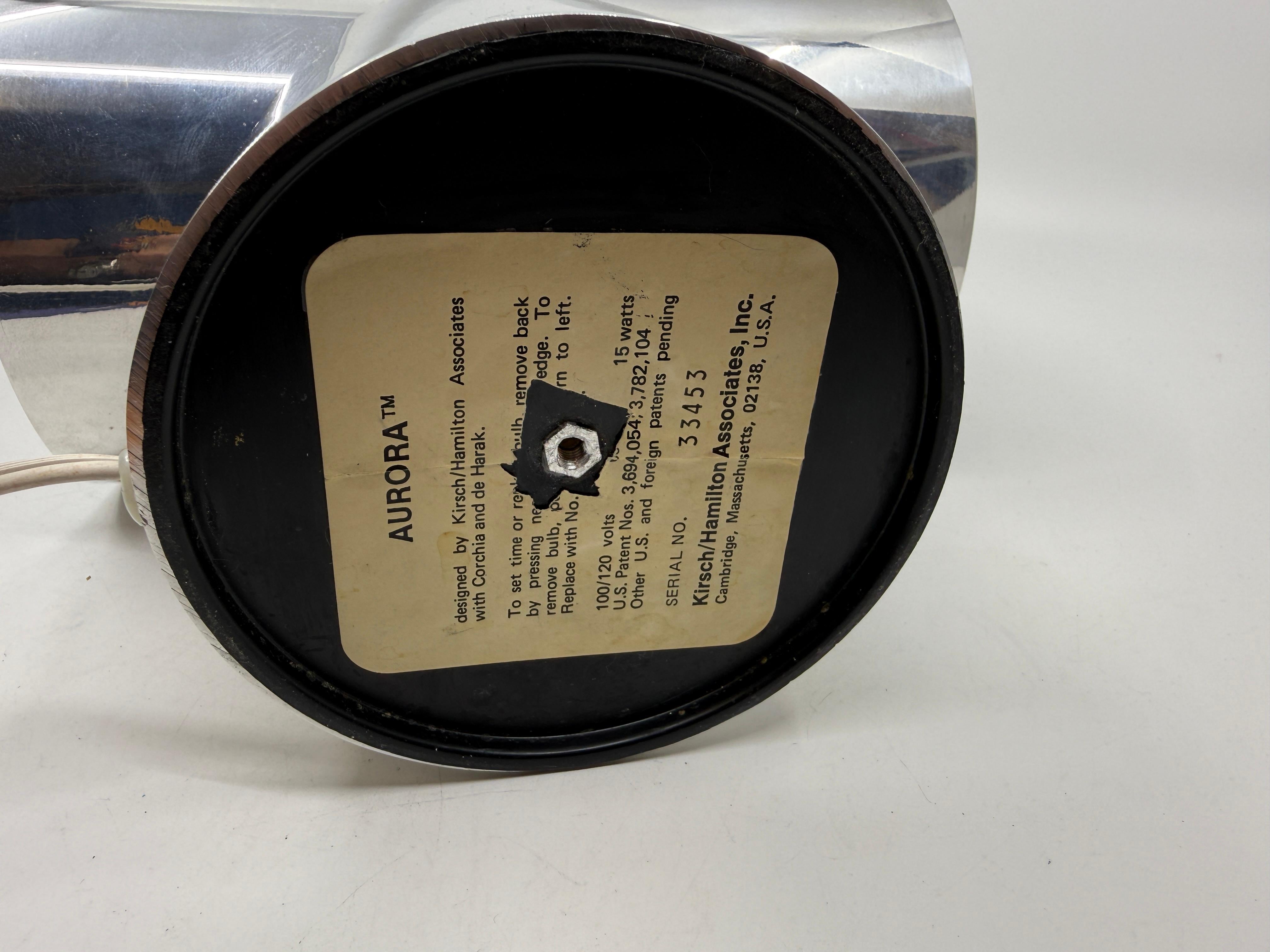 1970’s Kirsch Hamilton Aurora Clock Restored For Sale 6