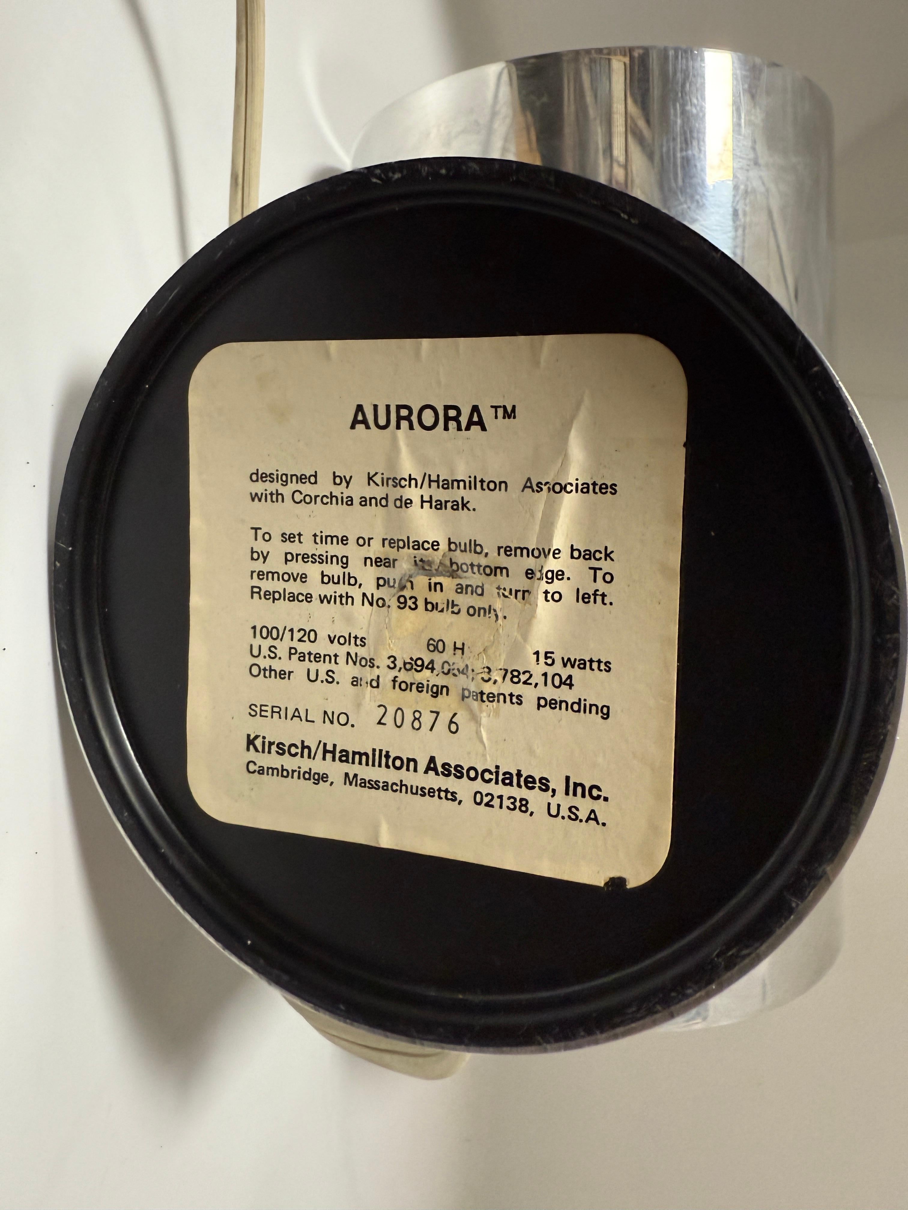 1970’s Kirsch Hamilton Aurora Clock Restored For Sale 7