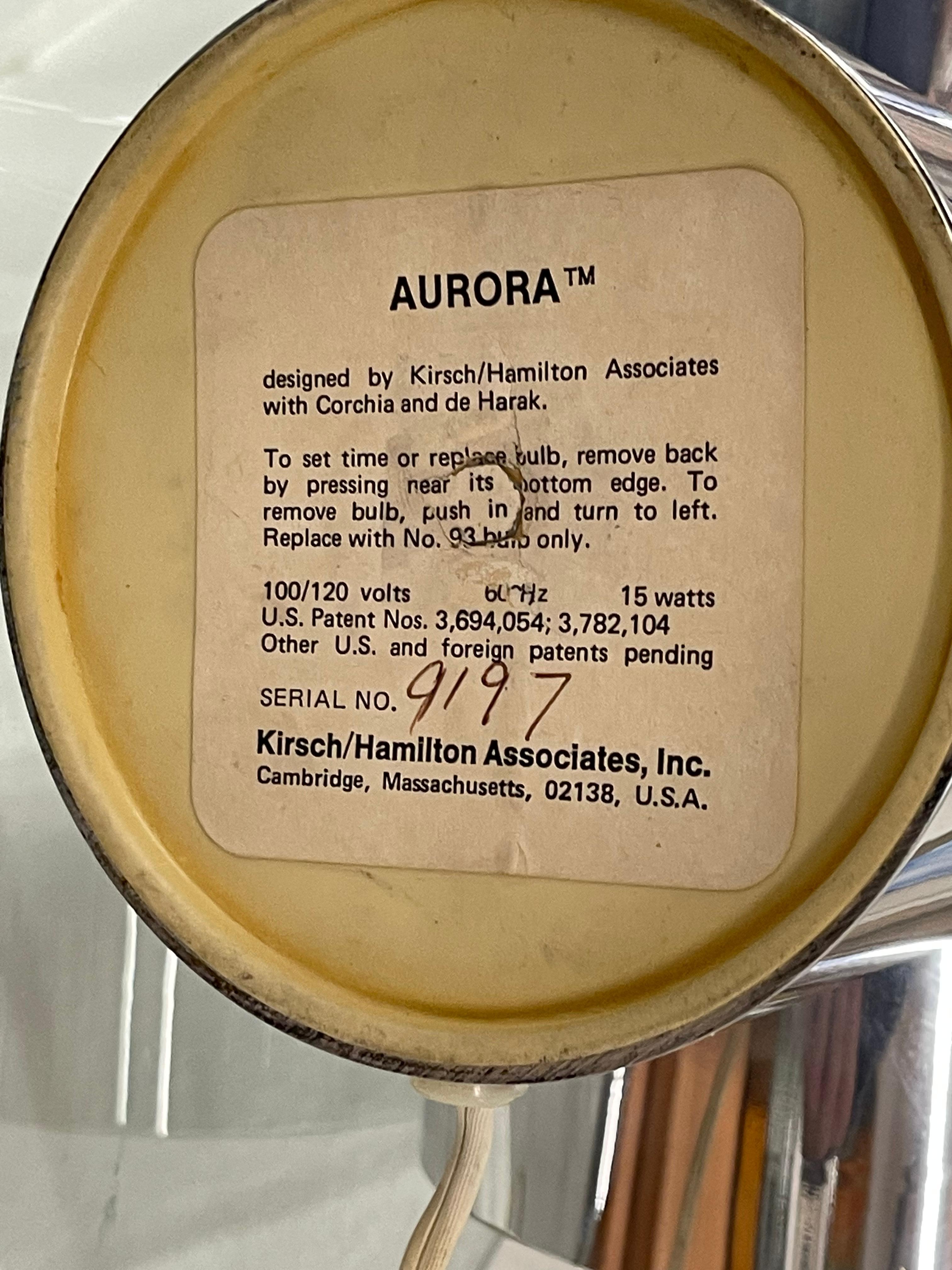 1970’s Kirsch Hamilton Aurora Clock Restored 8