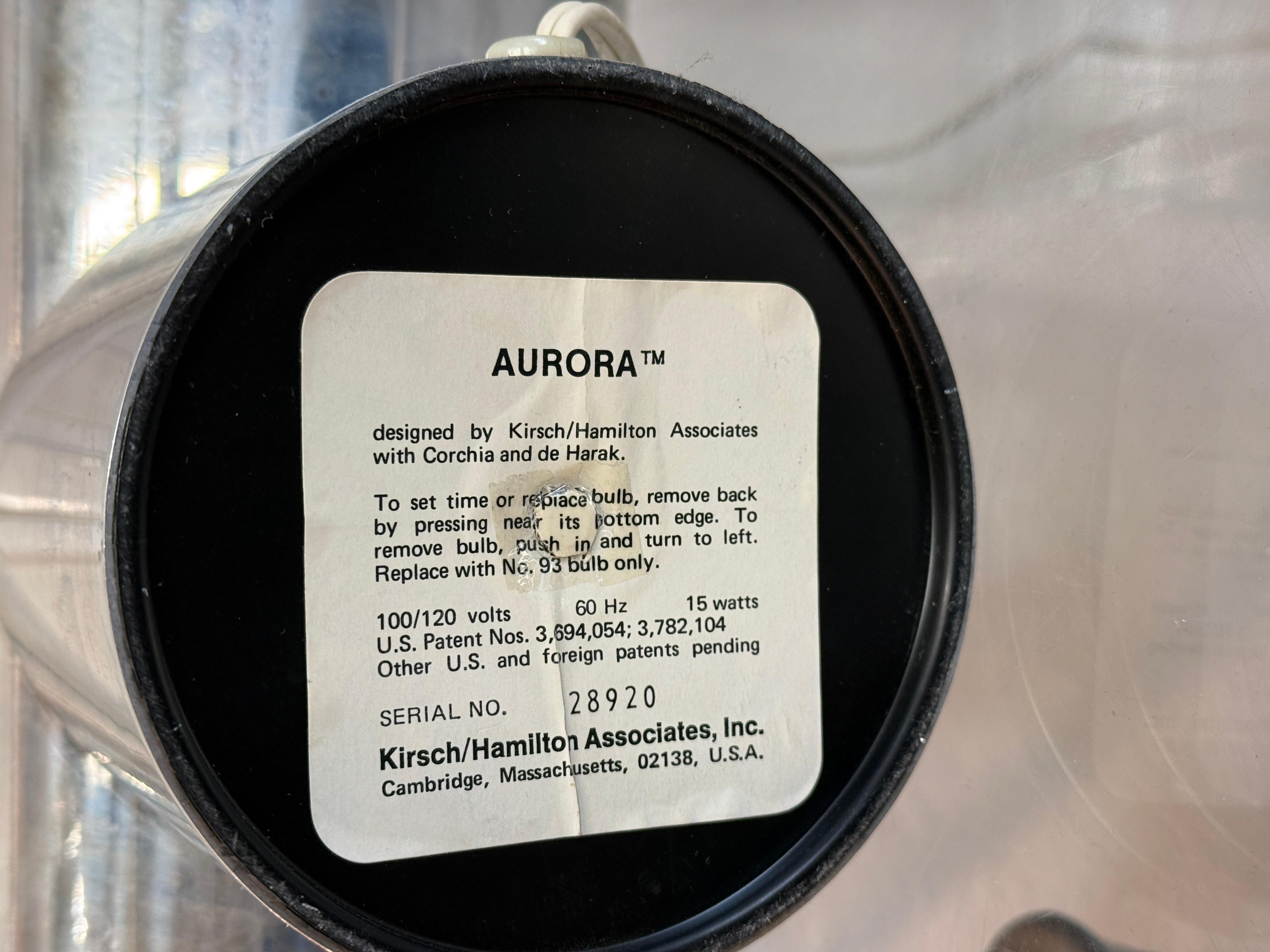 1970’s Kirsch Hamilton Aurora Clock Restored For Sale 9