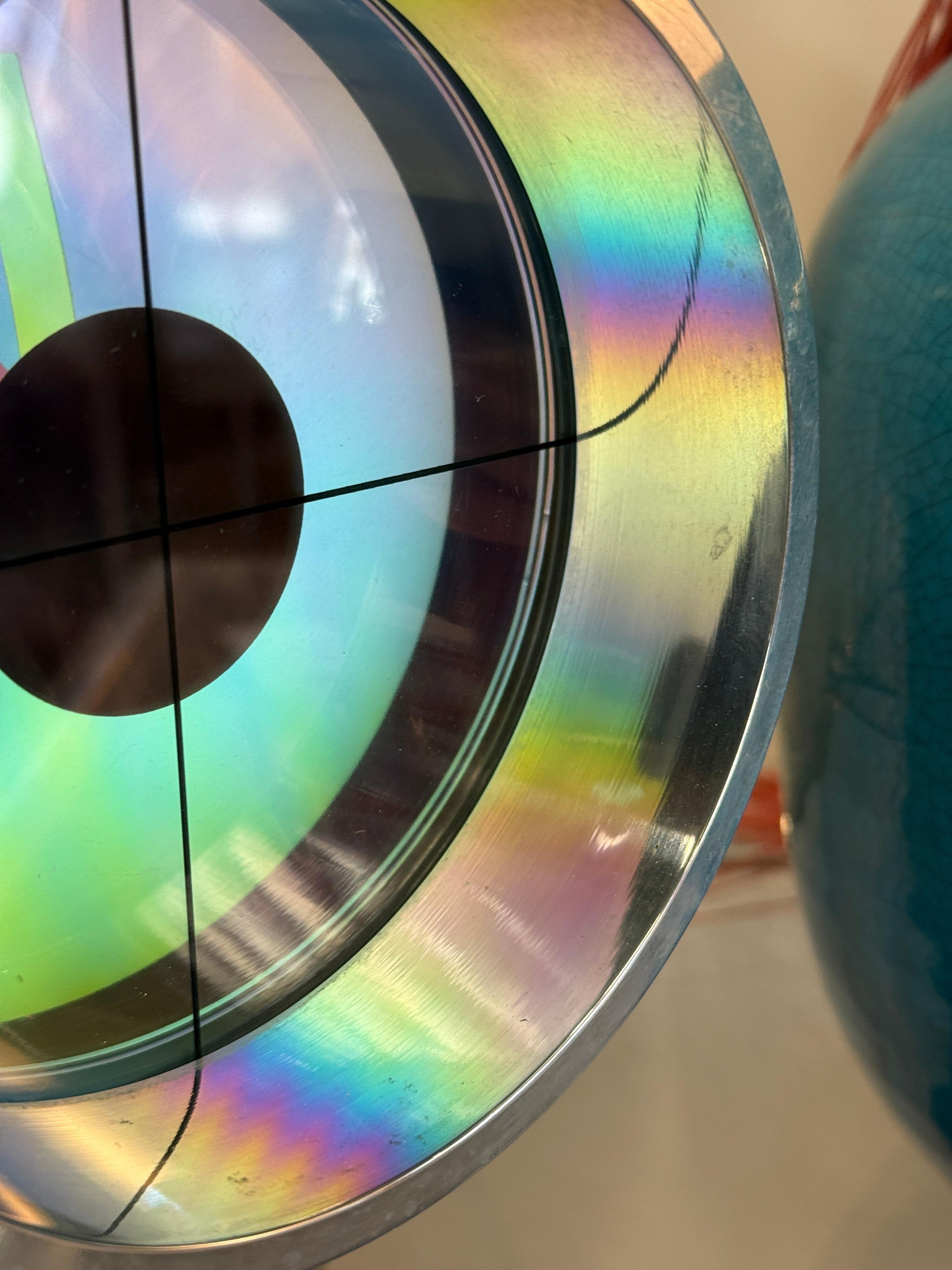 1970’s Kirsch Hamilton Aurora Clock Restored In Good Condition For Sale In Palm Springs, CA