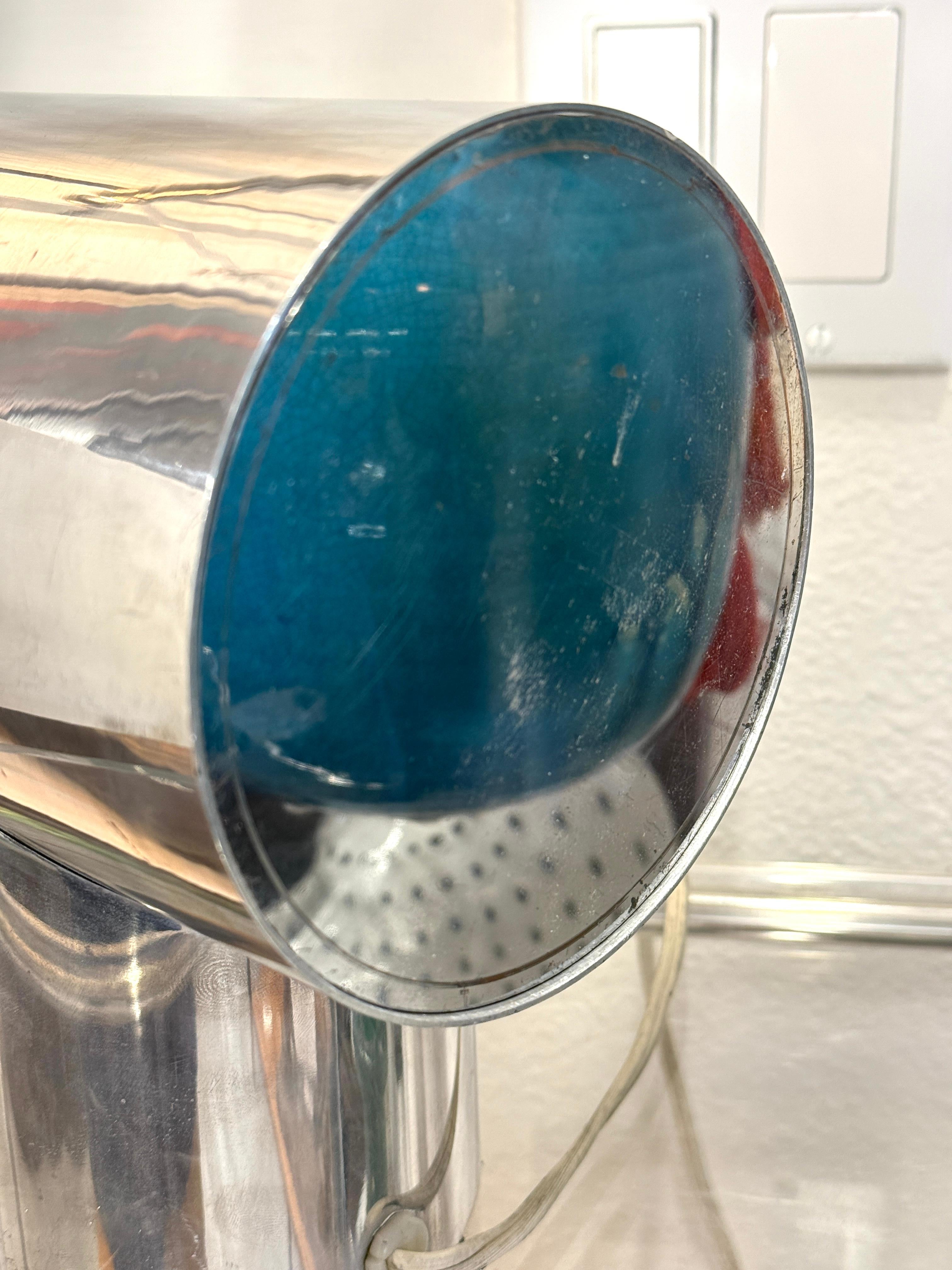 Aluminum 1970’s Kirsch Hamilton Aurora Clock Restored