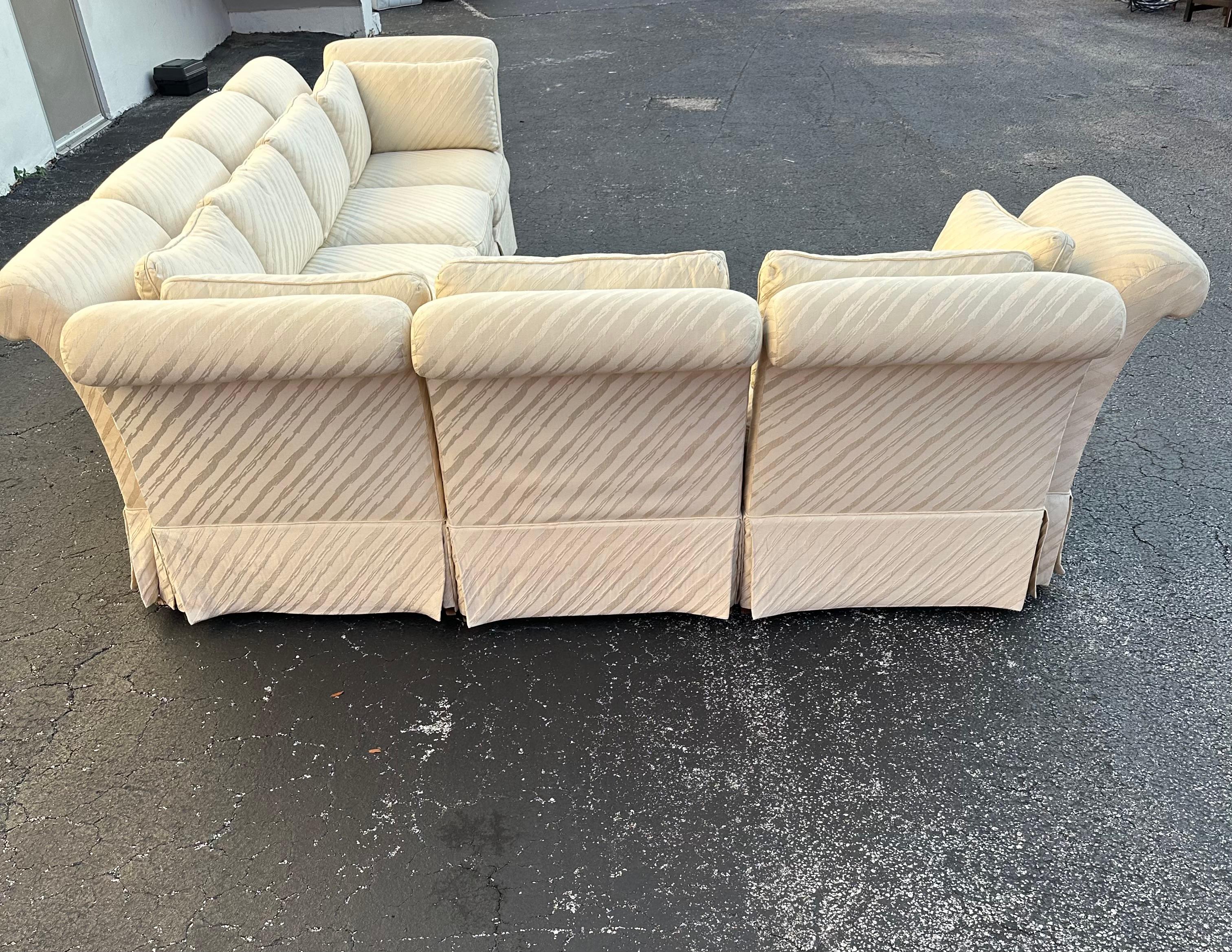 Sofá seccional modular de seis piezas Knole de los años 70 en venta 7