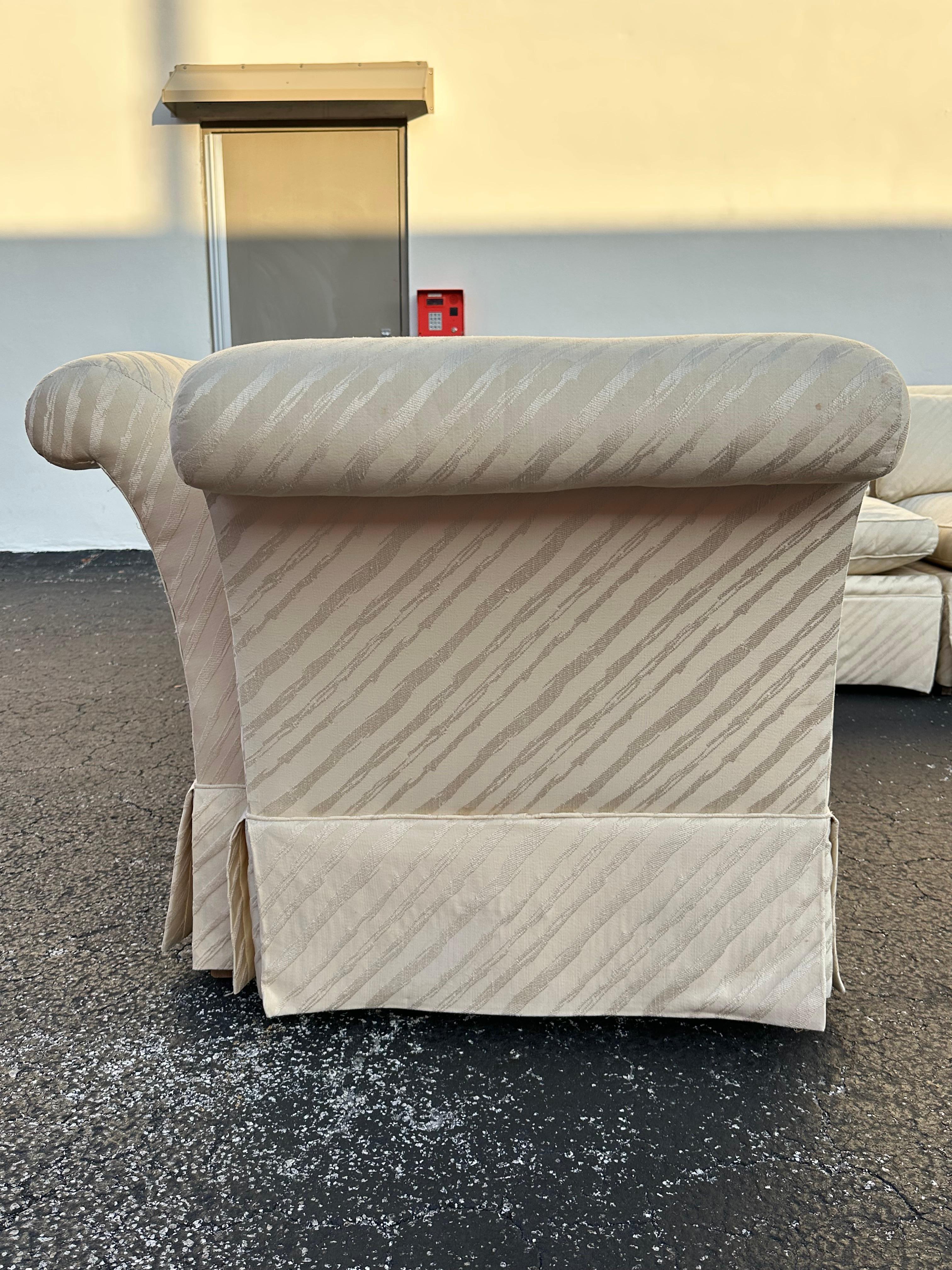 Sofá seccional modular de seis piezas Knole de los años 70 finales del siglo XX en venta