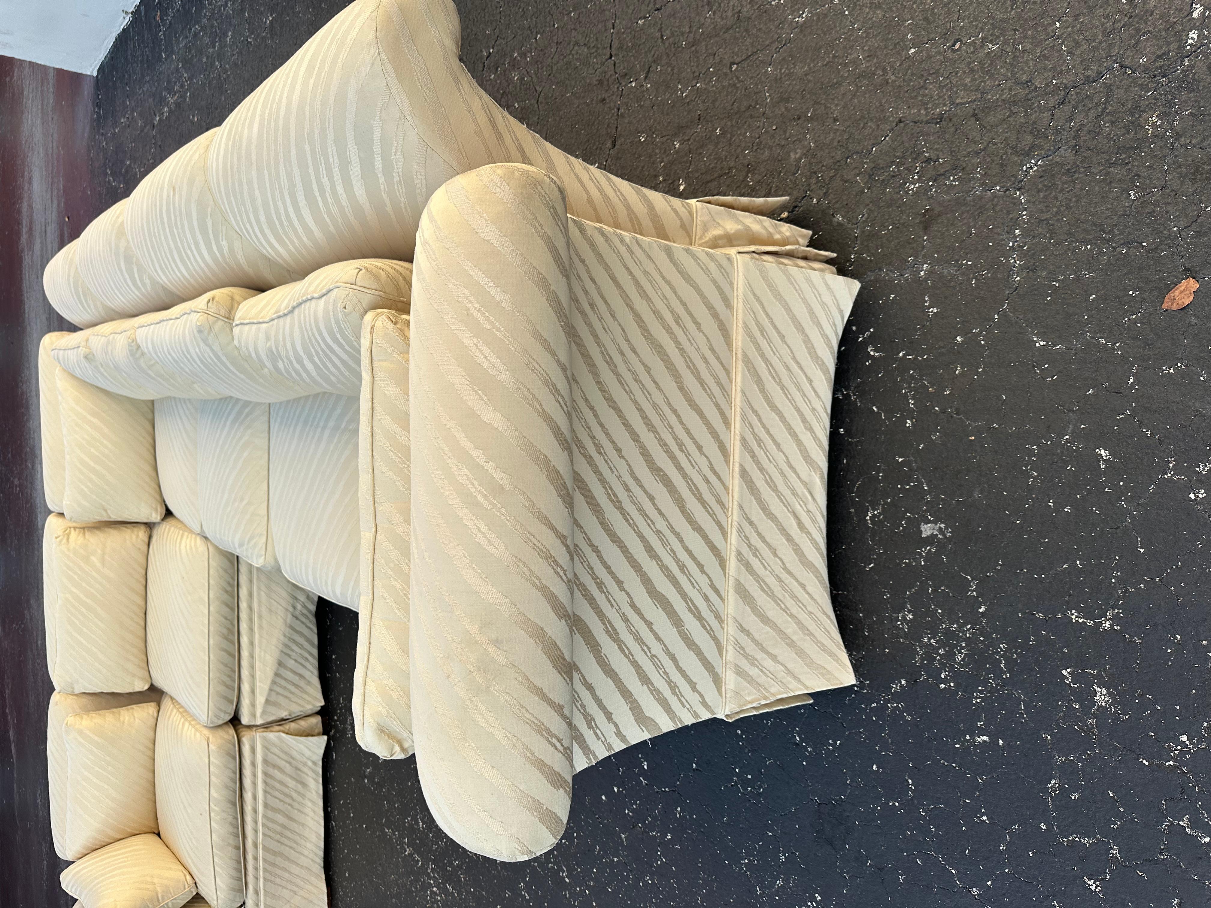 Sofá seccional modular de seis piezas Knole de los años 70 en venta 2