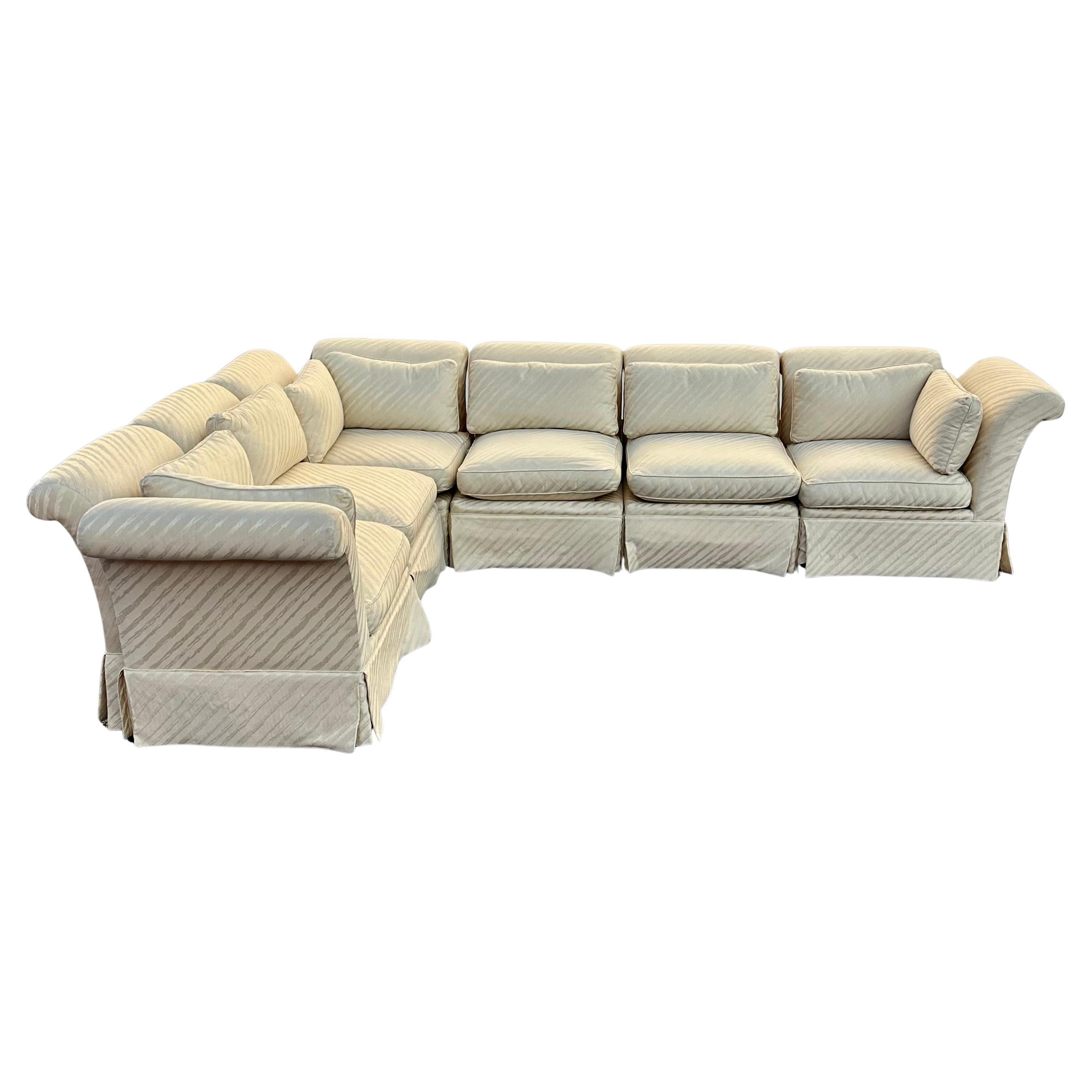 1970s Knole Modular Six Pieces Sectional Sofa