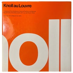 1970s Knoll au Louvre Hardcover Book Catalog of the Exhibition