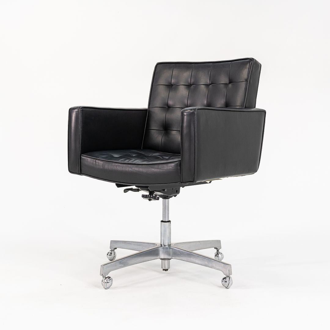 Knoll Cafiero Executive-Schreibtischstuhl auf Rollen mitneumatic-Sockel, Modell 187, 1970er Jahre im Angebot 2