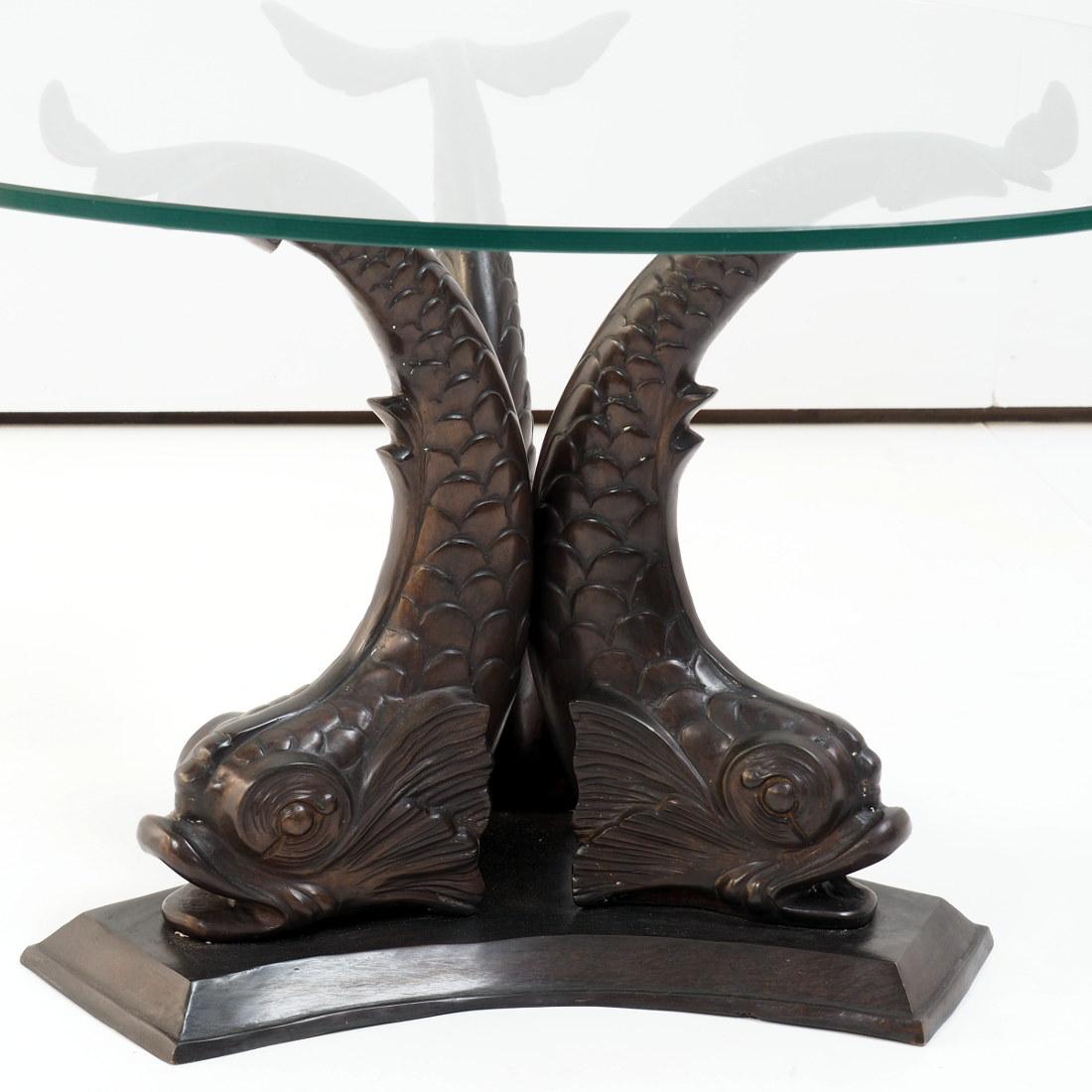 italien Table basse en bronze 