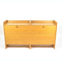 1970s Krásná Jizba Blanket Box/Hall Cupboard, Oak Veneer