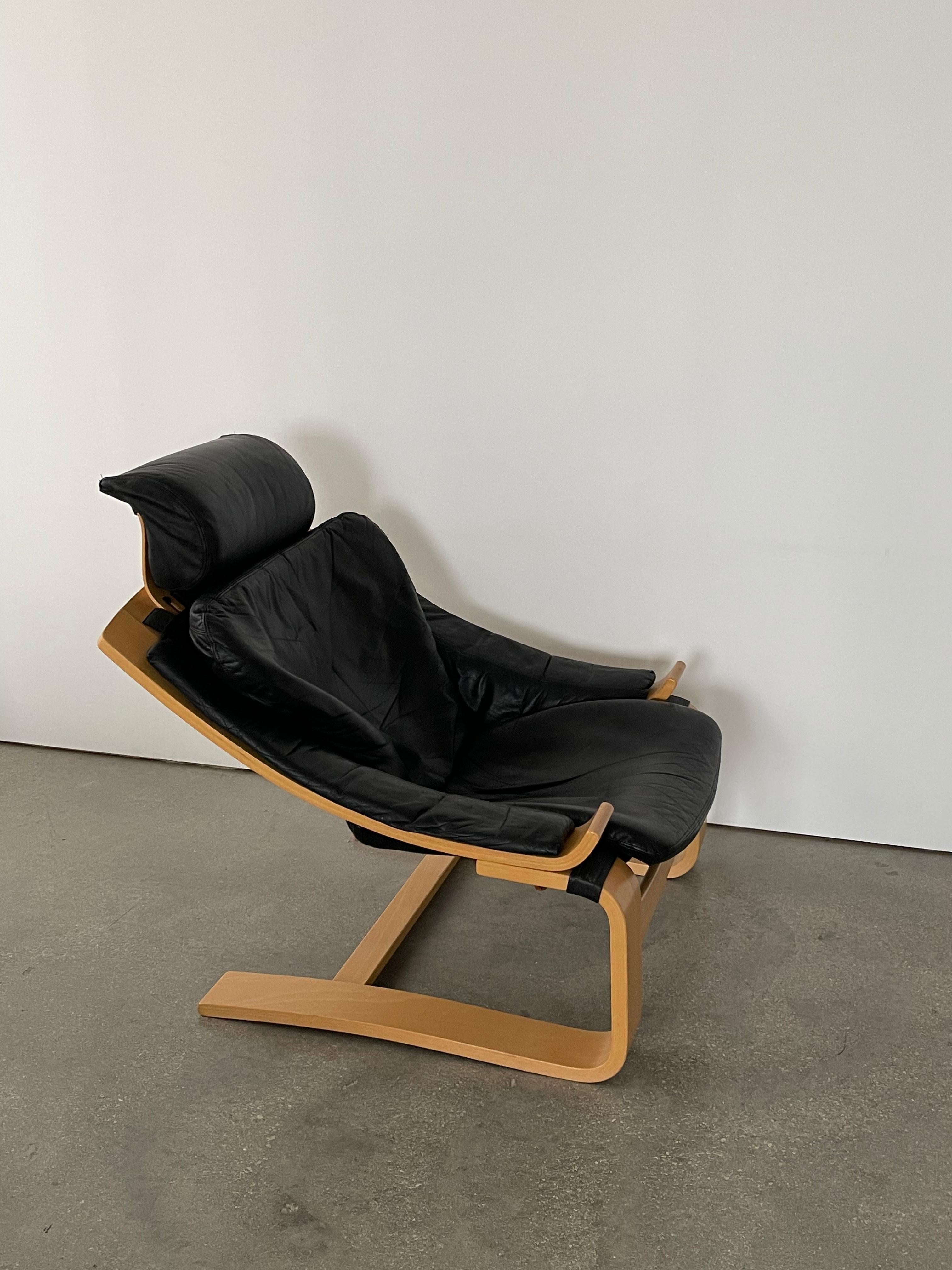 Swedish 1970's Kroken Lounge Chair by Ake Fribytter for Nelo