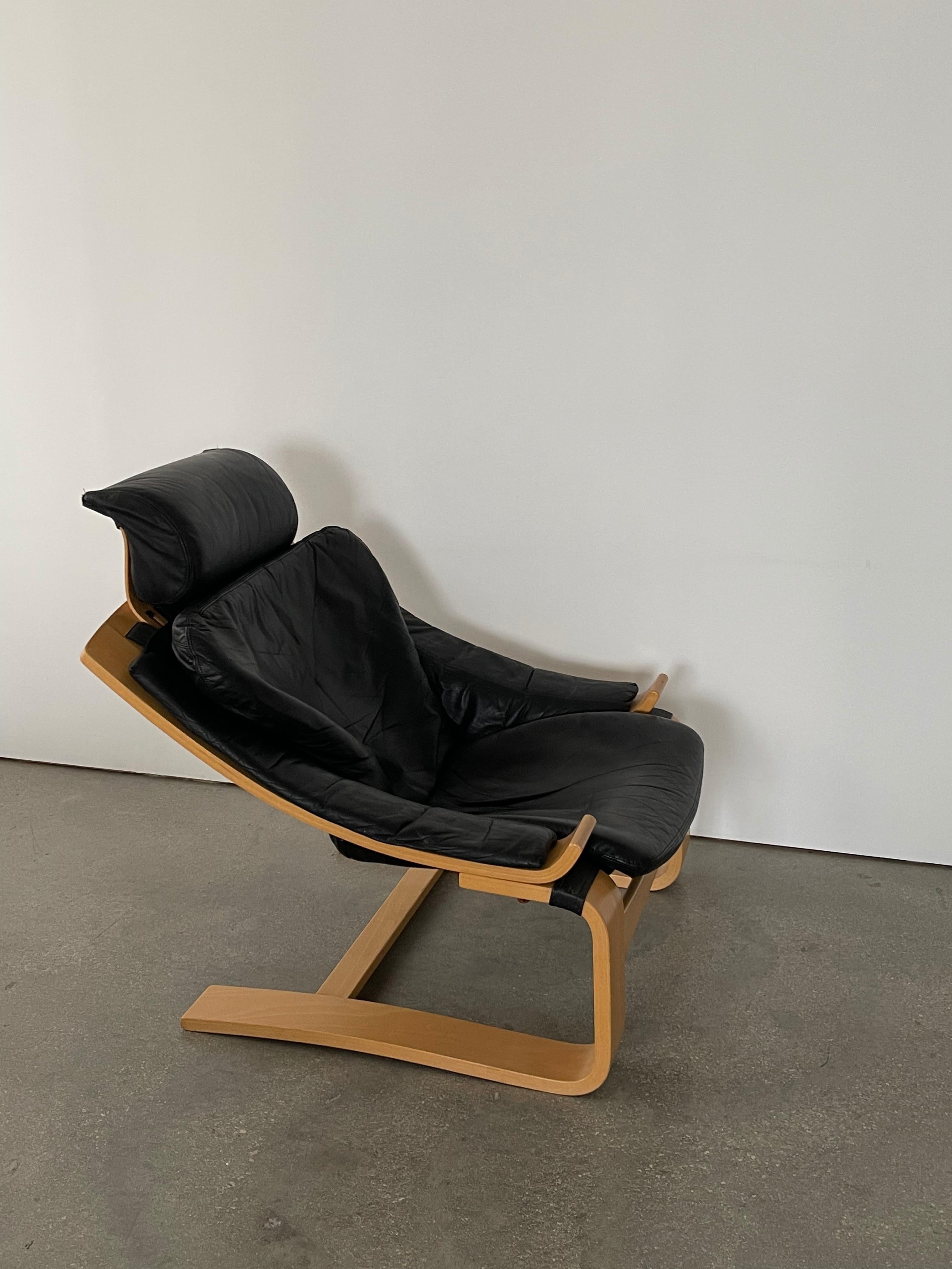 1970's Kroken Lounge Chair by Ake Fribytter for Nelo In Good Condition In Miami, FL