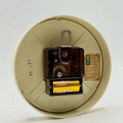 1970 Horloge murale Krups Space Age Cadran bleu Boîtier beige Design allemand