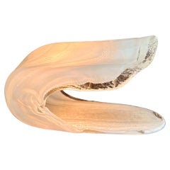 Vintage 1970s La Murrina Murano Oyster Lamp