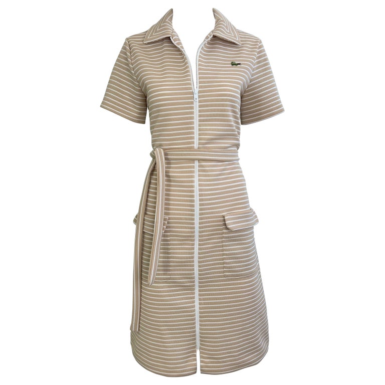 lacoste knit dress LACOSTE Skipper Knit Dress F(ONE SIZE) / OFF White