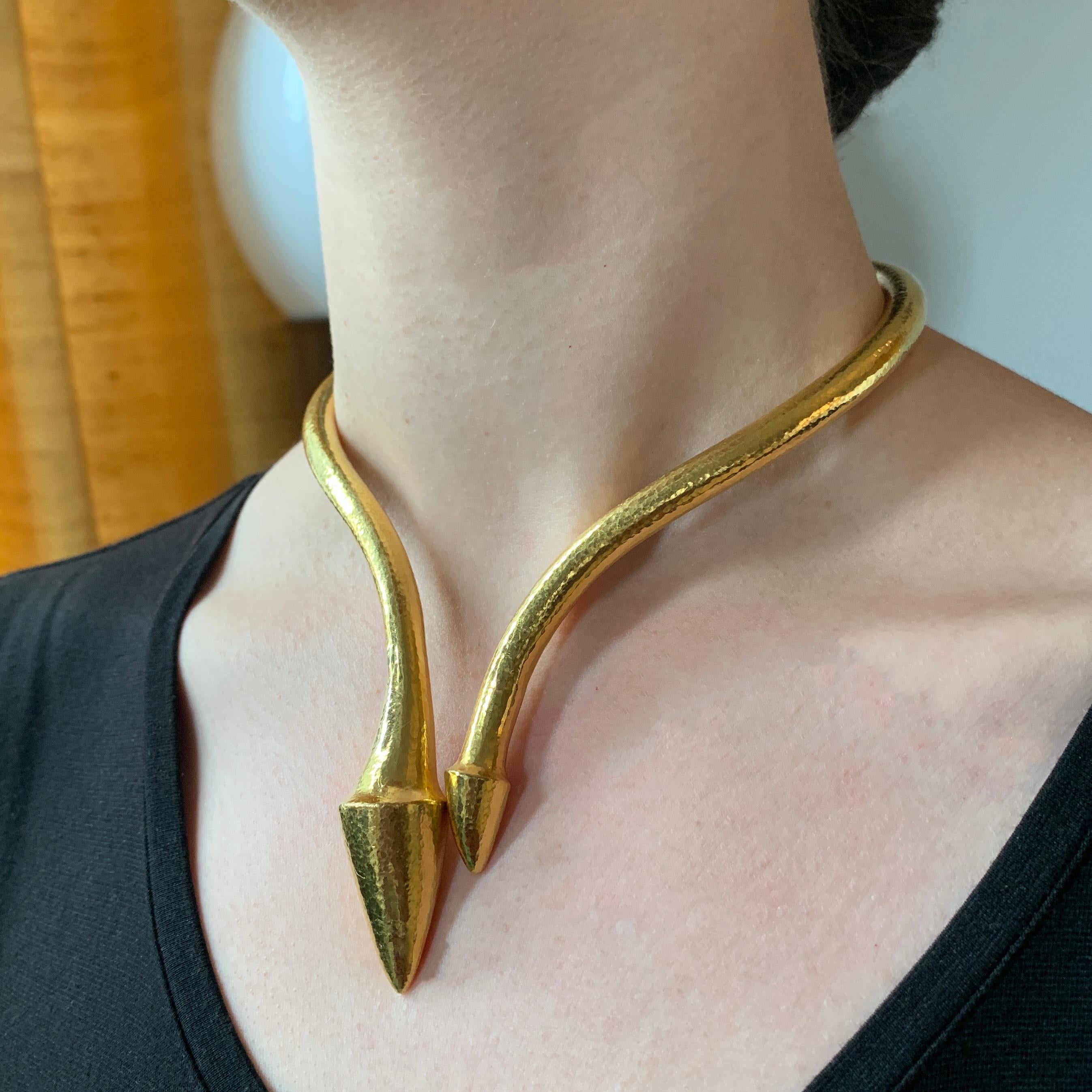 1970s Lalaounis, Gold Collar, Paleolithic Collection In Excellent Condition In New York, NY
